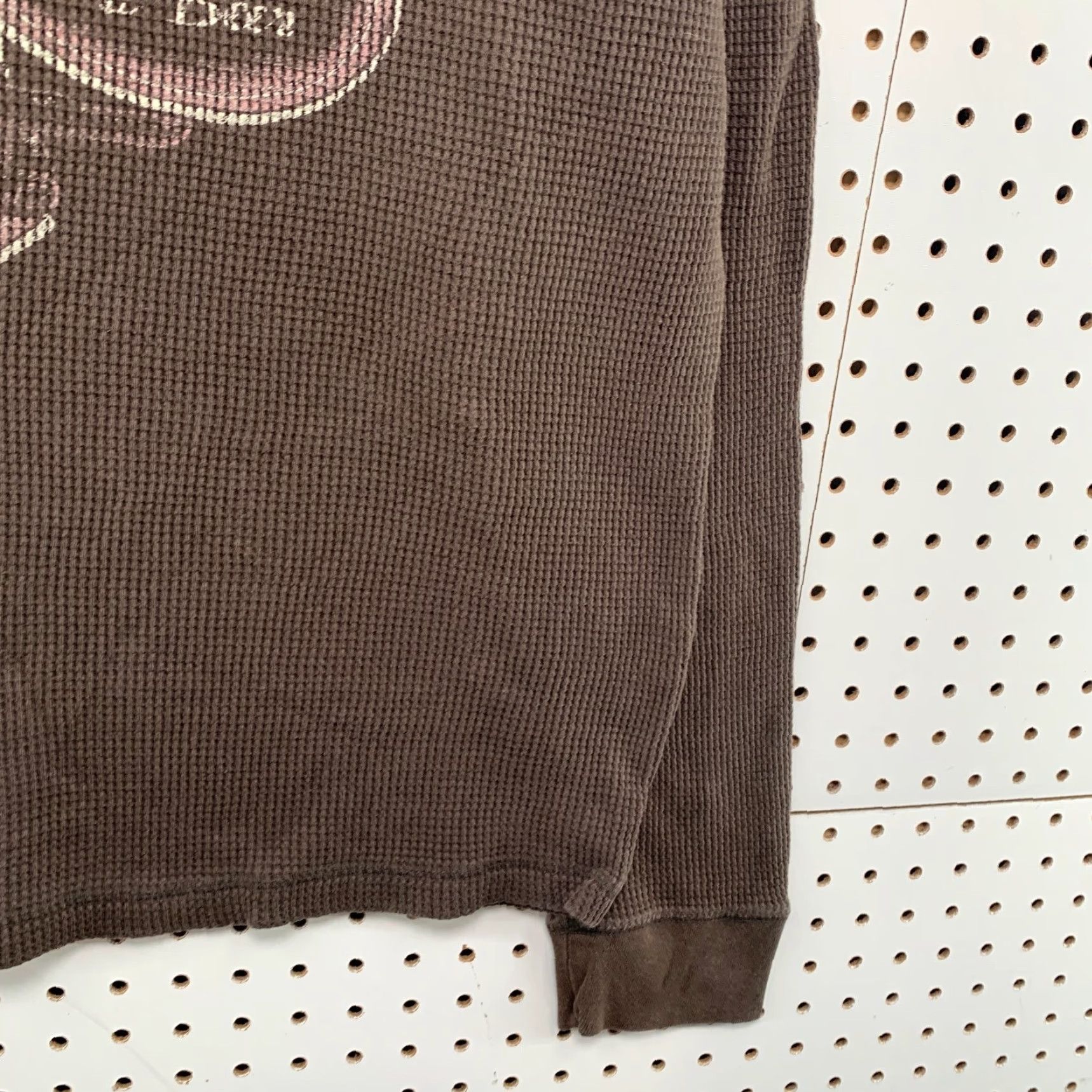 Lucky Brand Lucky Brand Thermal Shirt Mens XL Brown Poker Ace Spades Long Sleeve Shirt Size US XL / EU 56 / 4 - 7 Thumbnail