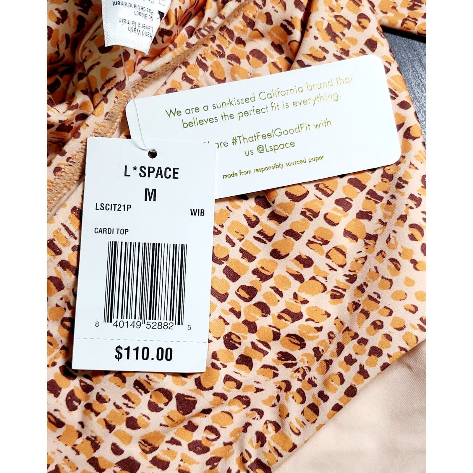 Other NWT L*SPACE Cardi Rash Guard Swim Top Wild Bunch Size M Size M / US 6-8 / IT 42-44 - 8 Thumbnail