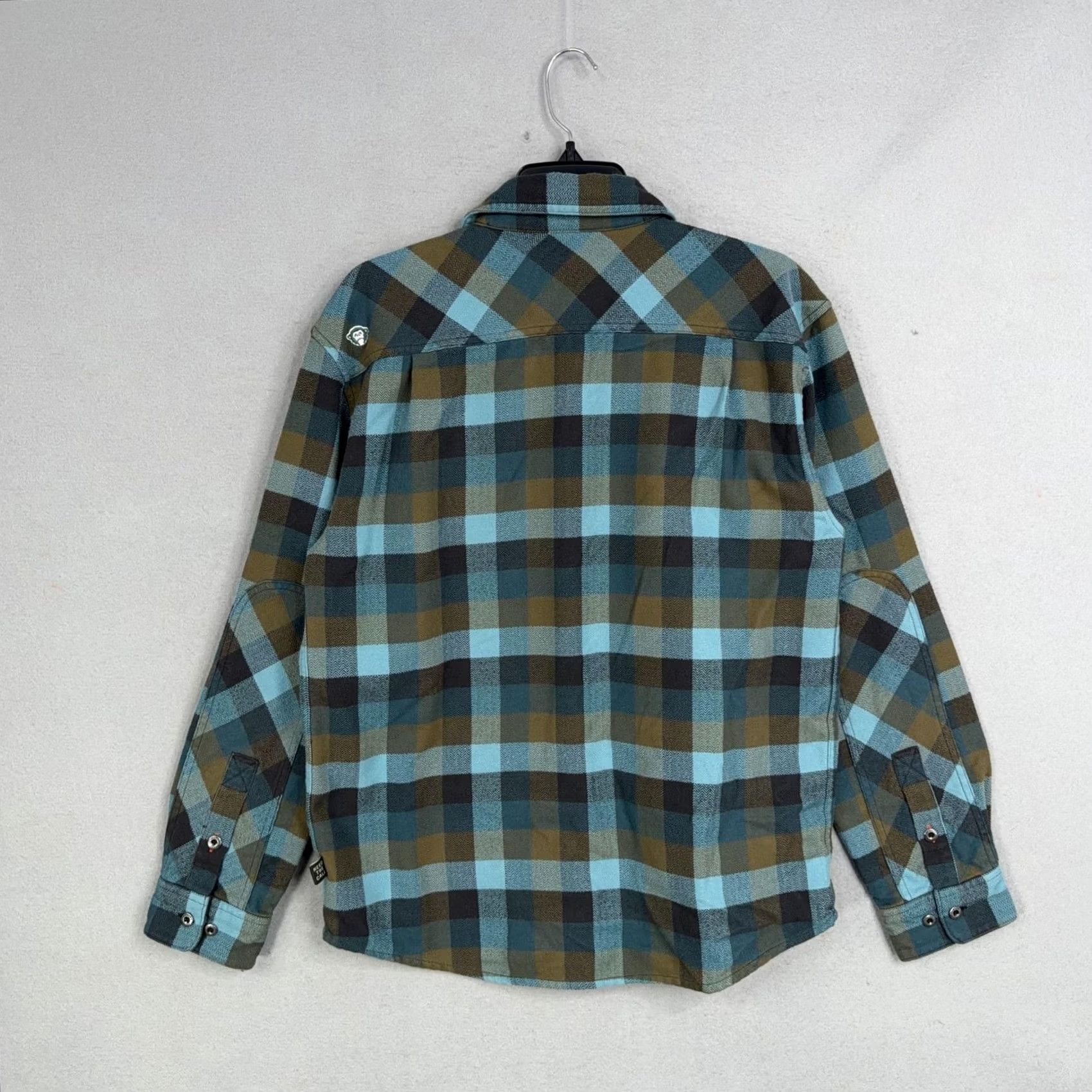 Vintage Howler Bros Mens Medium Blue Green Plaid Flannel Button Front Casual Size US M / EU 48-50 / 2 - 4 Thumbnail