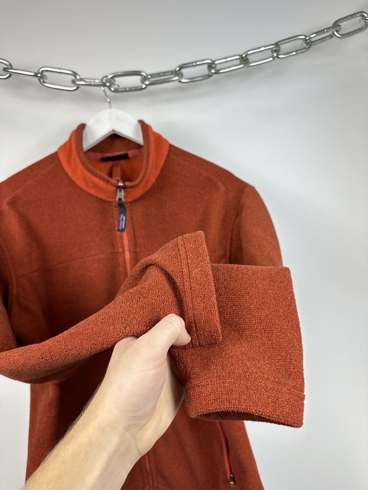 Patagonia Vintage Patagonia Synchilla Zip Up Outdoor Fleece Jacket Size M / US 6-8 / IT 42-44 - 5 Thumbnail