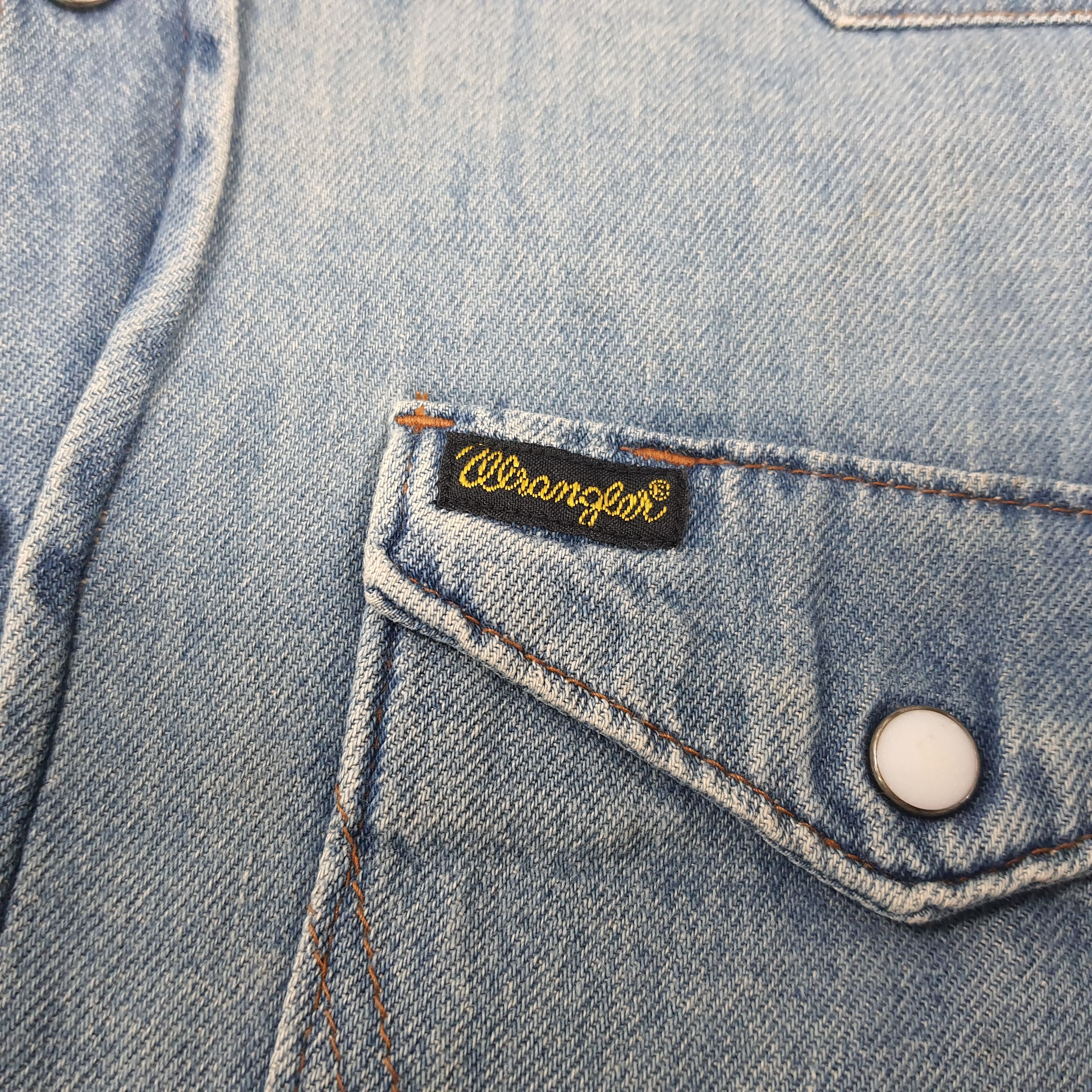 Wrangler Vintage Wrangler Denim Retro Style Button Up Shirt C299N54 Size US S / EU 44-46 / 1 - 3 Thumbnail