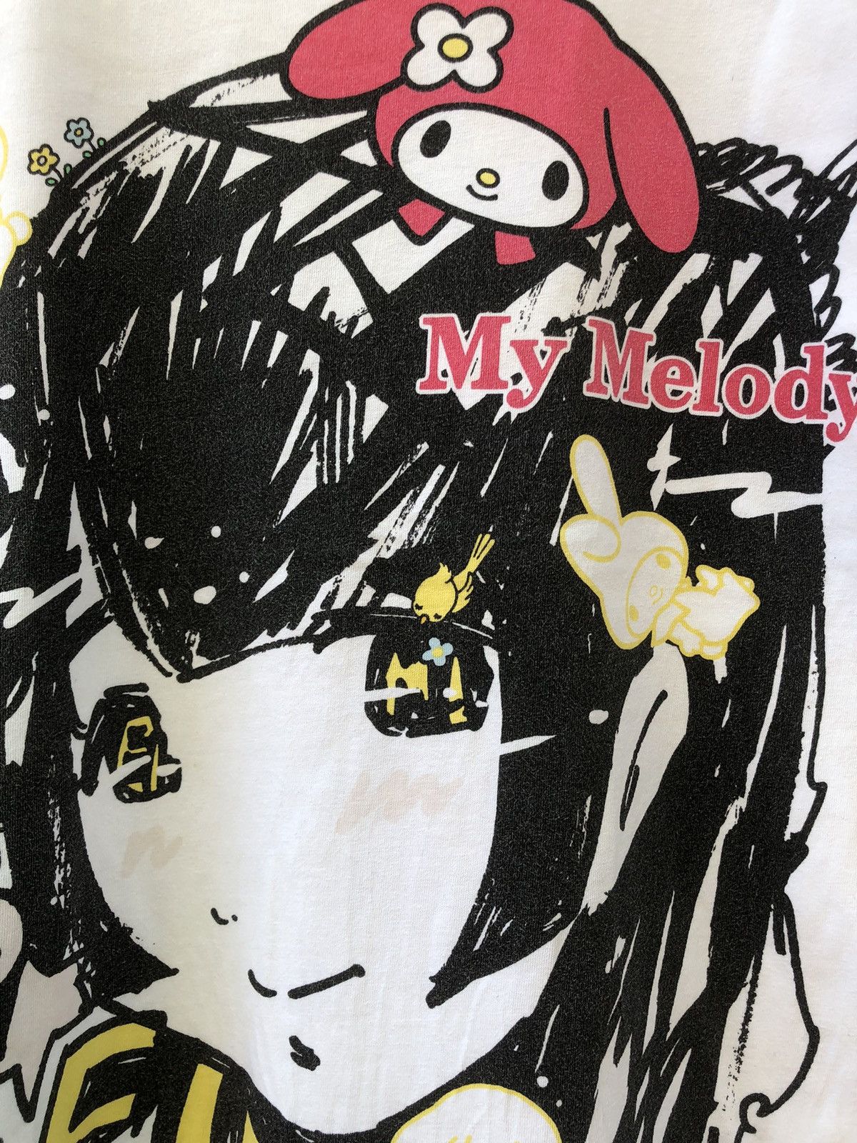 Anime × Japanese Brand × Vintage Vintage My Melody Sanrio Character X Dear Stage Anime Tee Size US L / EU 52-54 / 3 - 7 Thumbnail