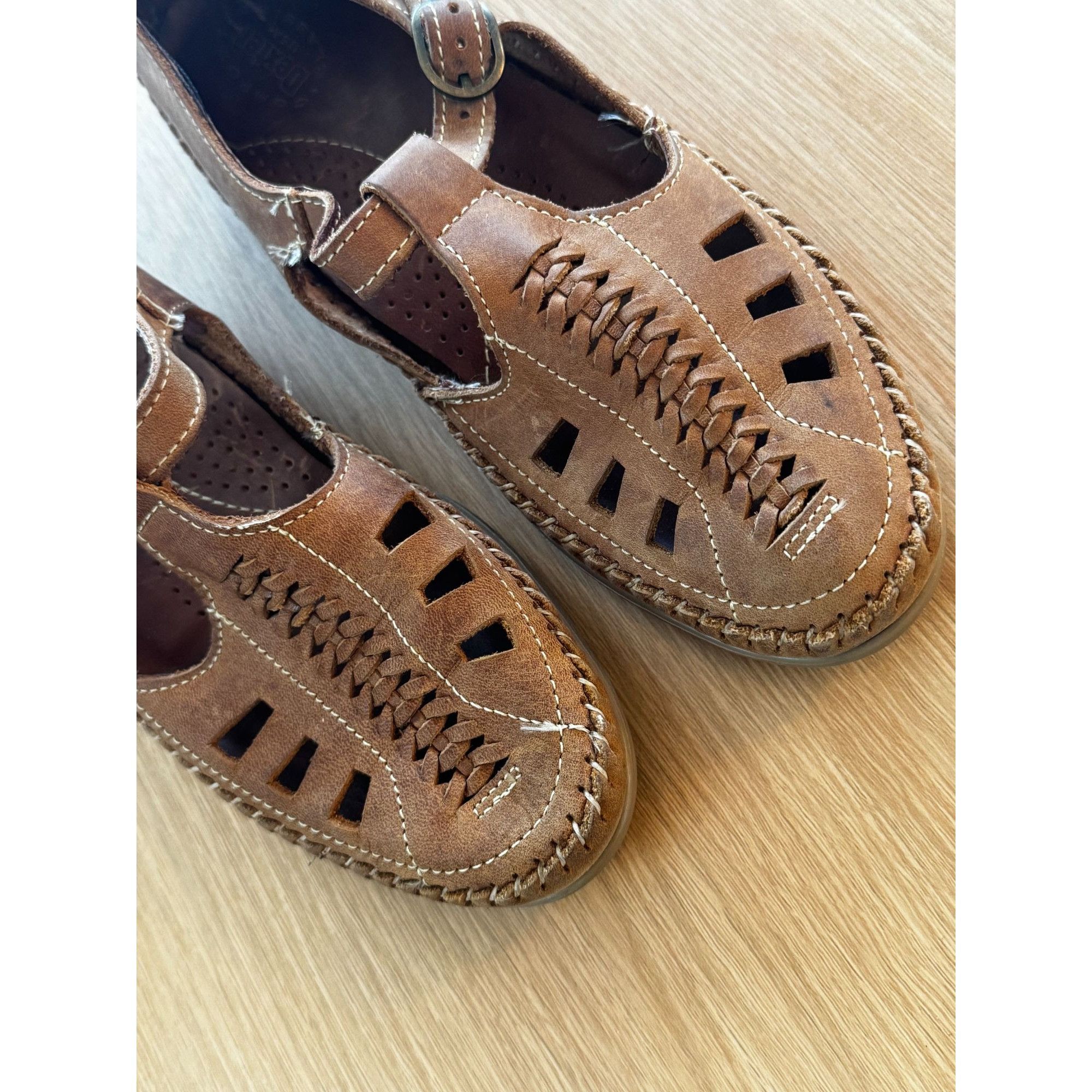 Dexter Shoe Company VTG Dexter genuine leather shoes mary janes strappy USA sz 9 Size US 9 / IT 39 - 8 Thumbnail