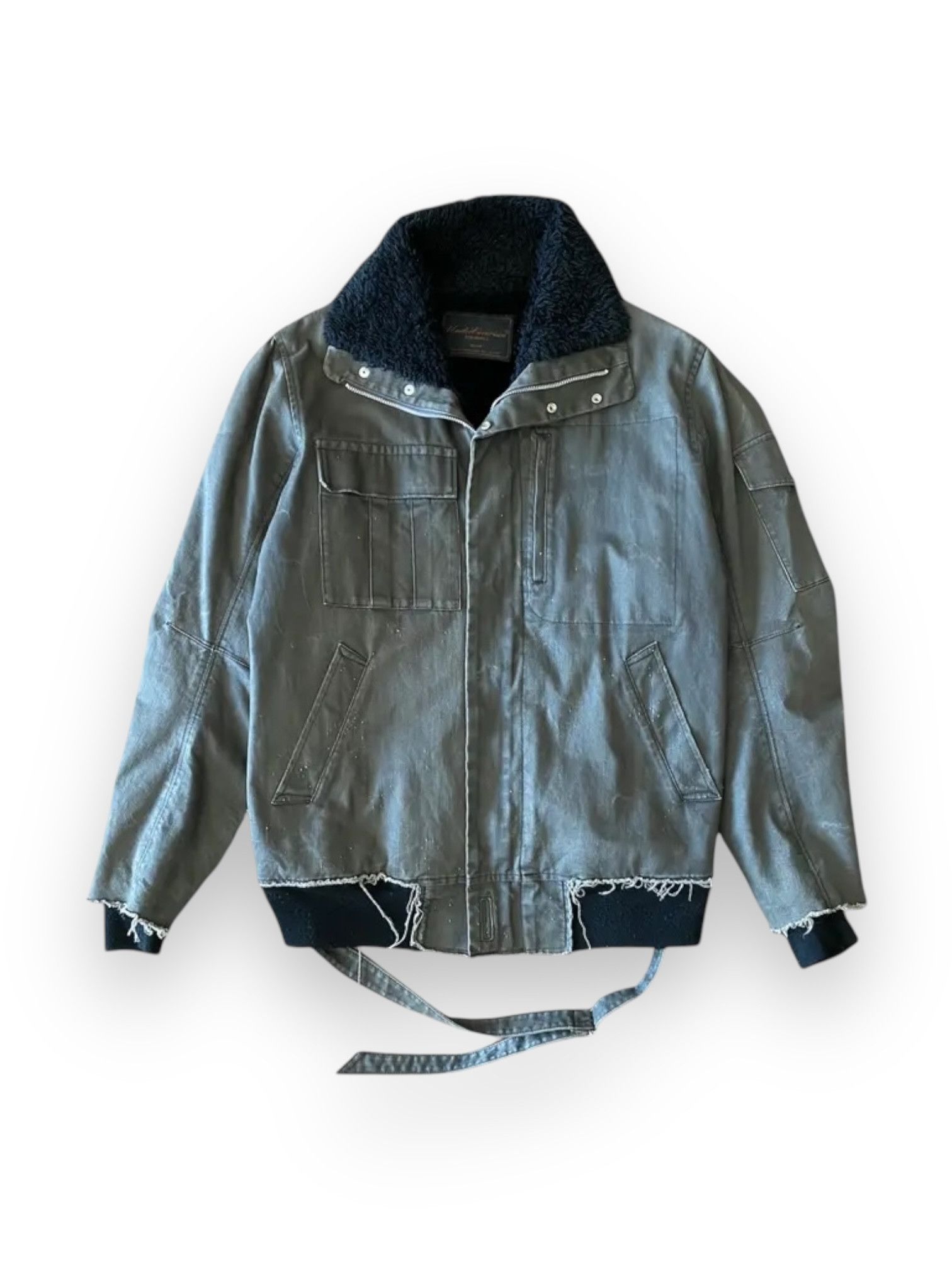 Undercover AW05 "Arts & Crafts" Fur-Lined Distressed Military Jacket Size US M / EU 48-50 / 2 - 4 Thumbnail