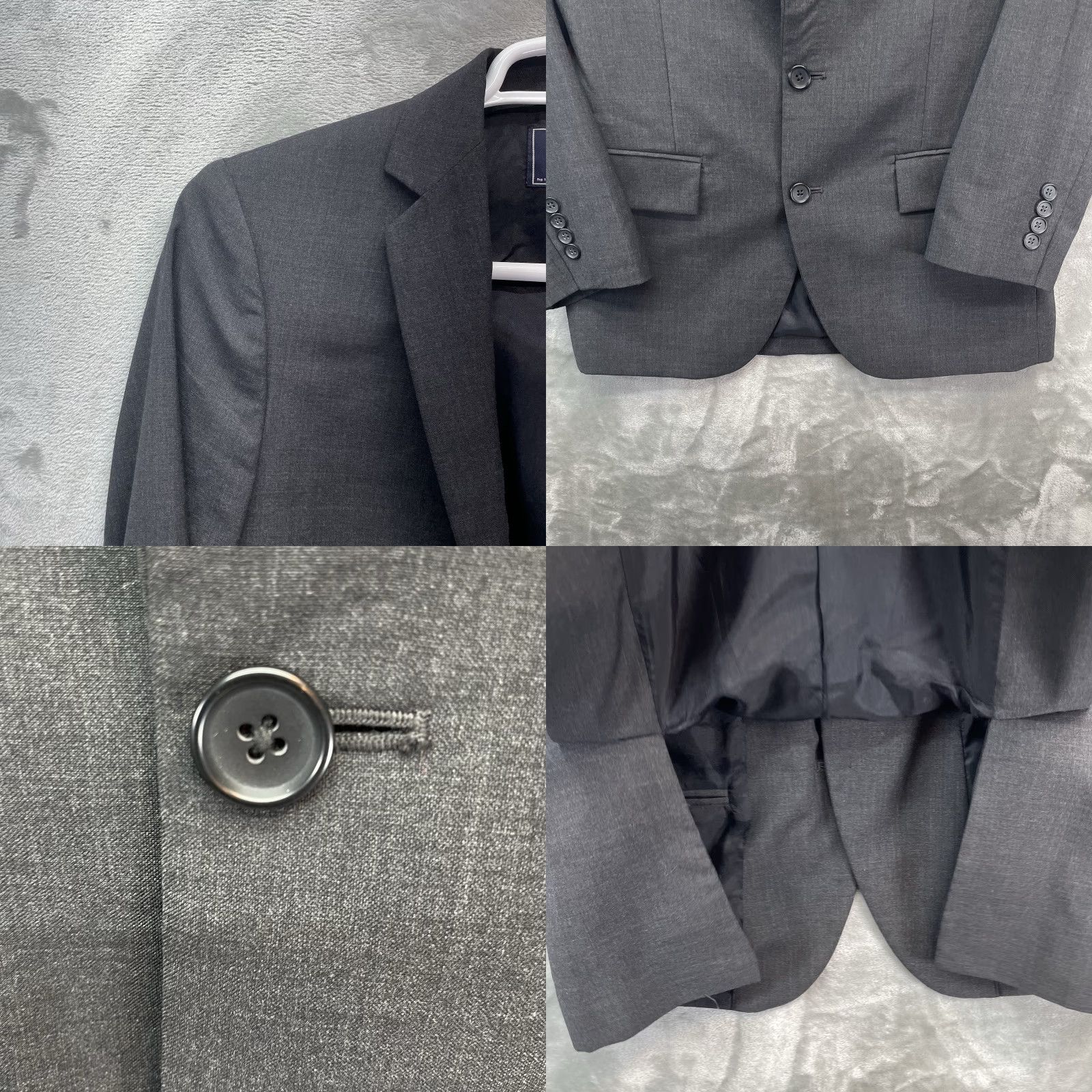 J.Crew J. Crew Blazer Men's 36S WOOL Sport Coat Casual Jacket Gray two button Size 36R - 9 Thumbnail
