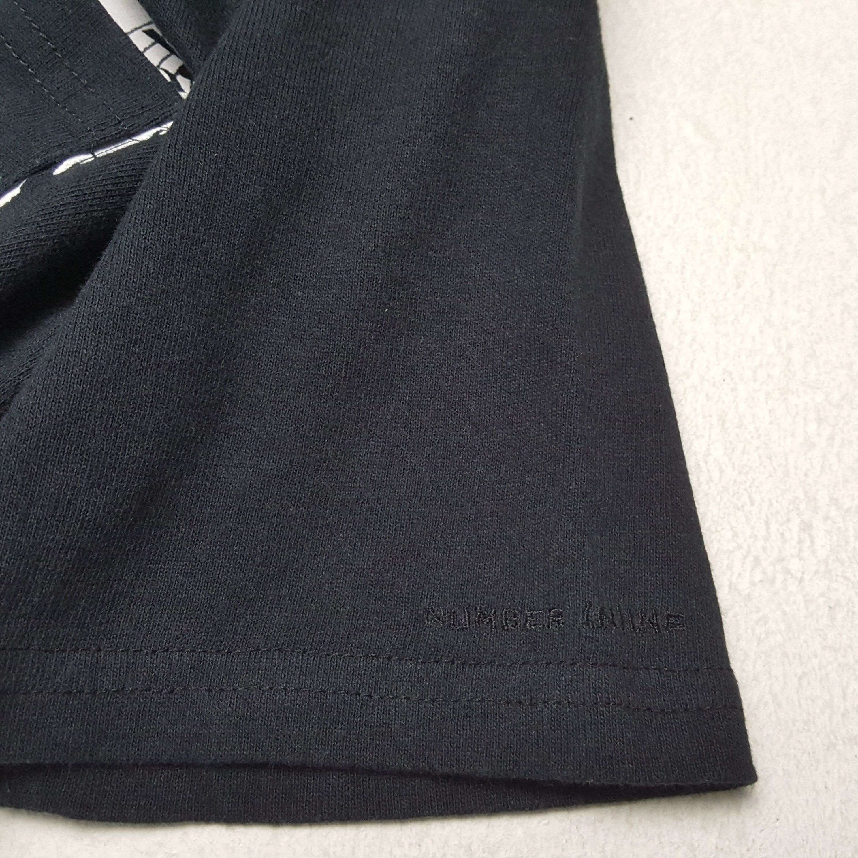 Japanese Brand × Number (N)ine × Vintage NUMBER NINE Japanese Brand Streetwear Custom Art Tshirt Size US S / EU 44-46 / 1 - 6 Thumbnail