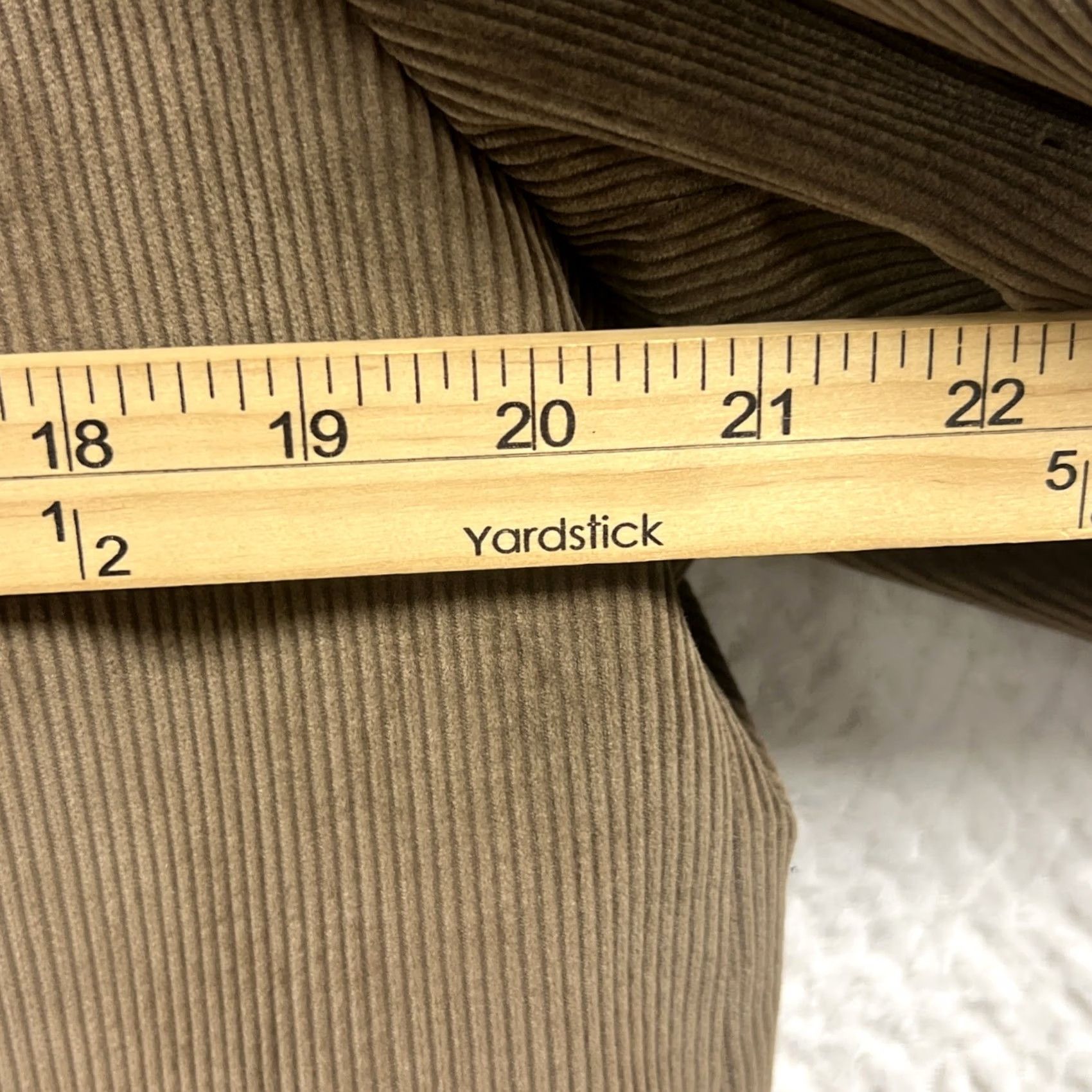 Vintage Saddlebred Corduroy Sport Coat Blazer Men’s 42R Brown 100% Cotton NWT Size 42R - 7 Thumbnail