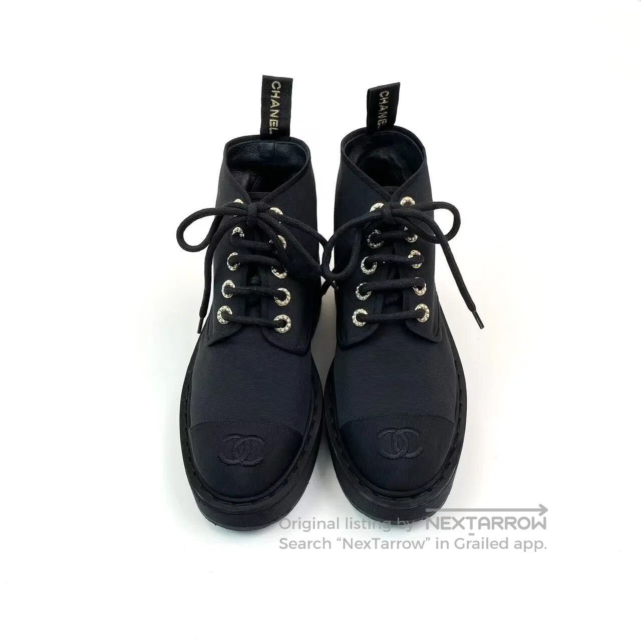 Chanel Chanel Double Clogo Martin boots| Size US 6 / IT 36 - 2 Thumbnail
