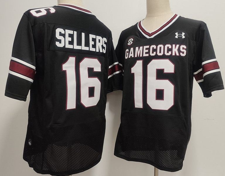 Other Men's LaNorris Sellers 16 LaNorris Sellers Black Jersey Size US M / EU 48-50 / 2 - 1 Thumbnail