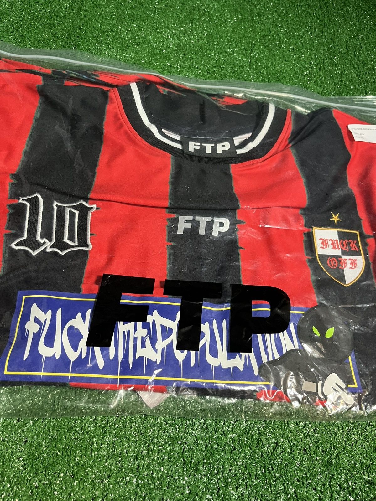 Fuck The Population BLURRED VISION SOCCER JERSEY Size US XXL / EU 58 / 5 - 2 Thumbnail