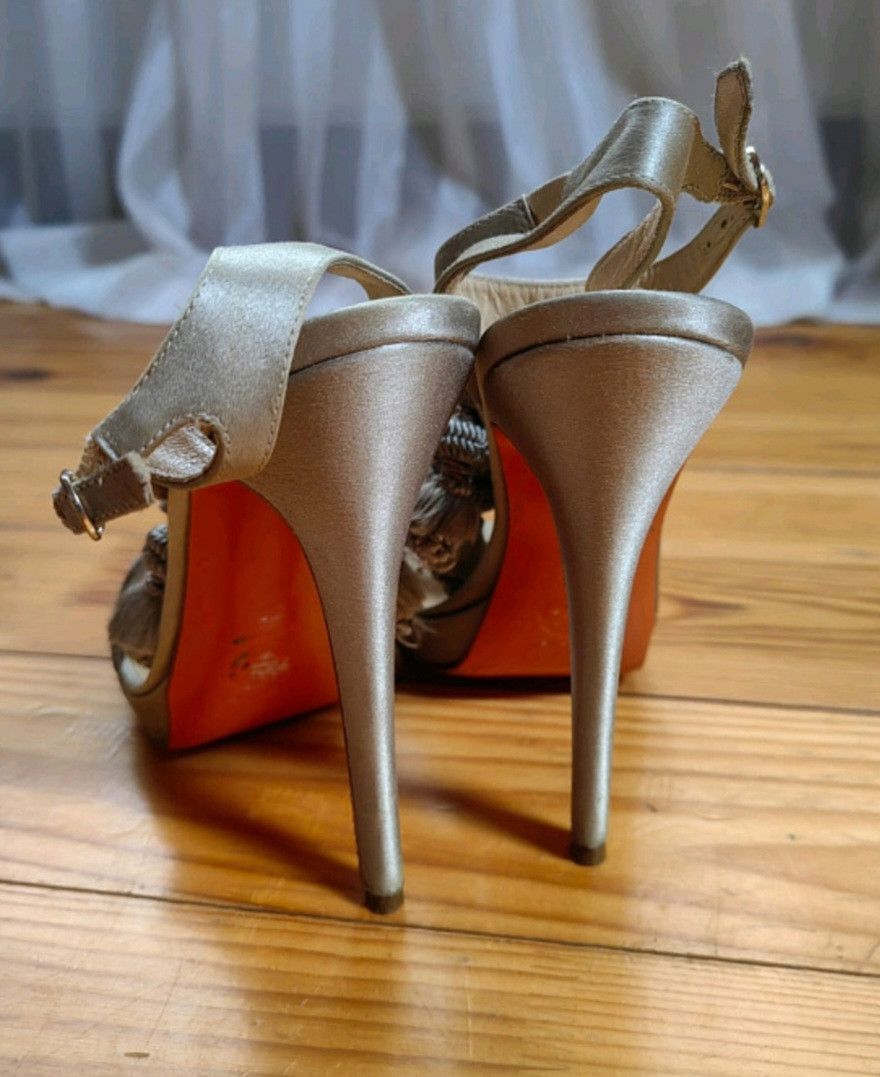 Versace VERSACE SS 2008 high-heeled open toe sandals Size US 8 / IT 38 - 4 Thumbnail