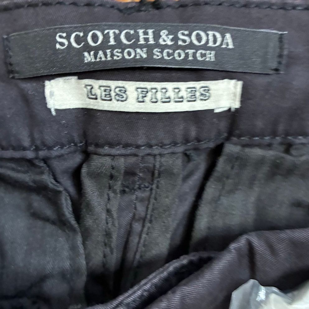 Scotch & Soda Scotch & Soda Forget Me Never Black Shorts w/ Belt Size 25 Size 25" / US 0 / IT 36 - 7 Thumbnail