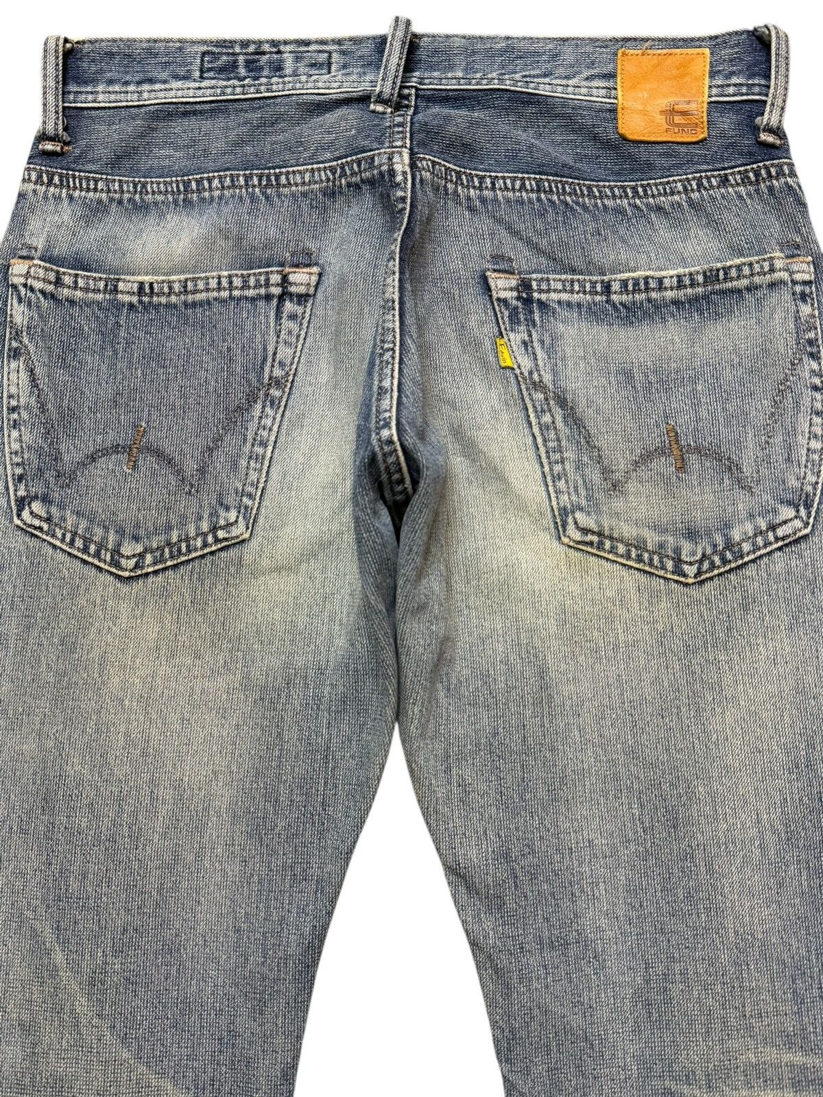 Edwin Vintage Y2K Edwin E-Function Mud Wash Faded Twisted Leg Size US 31 - 5 Thumbnail