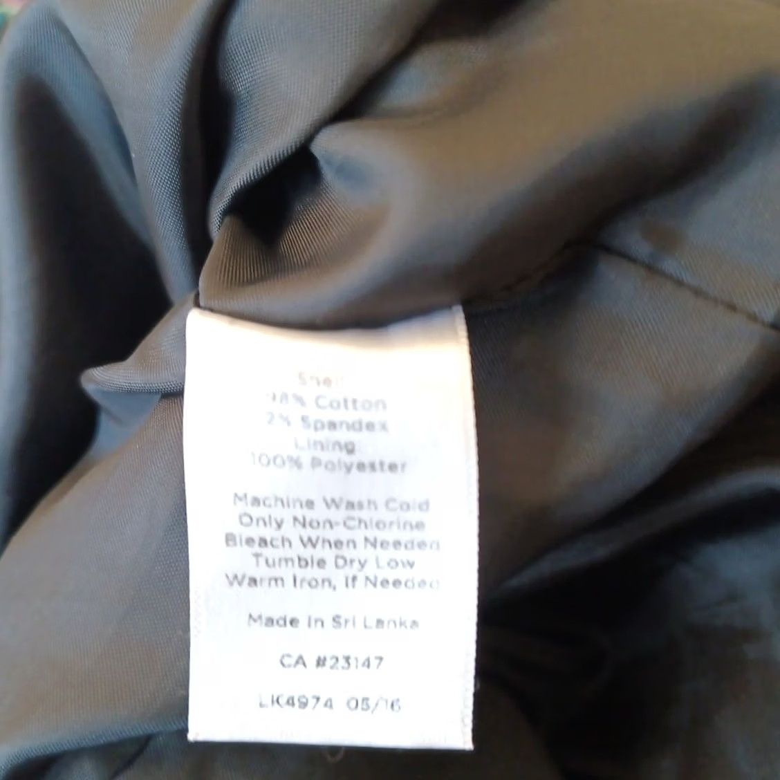 Talbots Talbots Skirt Petites 6P Blue Paisley Knee Length Pencil Lined Slit Women XS? Size 28" / US 6 / IT 42 - 8 Thumbnail