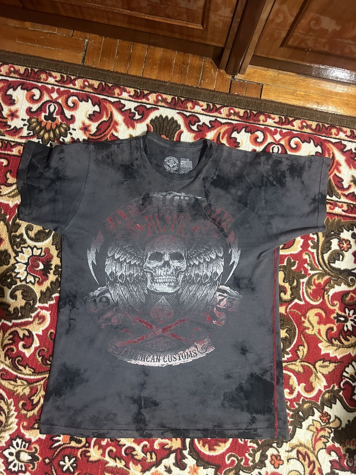 Affliction Affliction American Customs Shirt Mens XL Red Short Sleeve Size US L / EU 52-54 / 3 - 1 Thumbnail