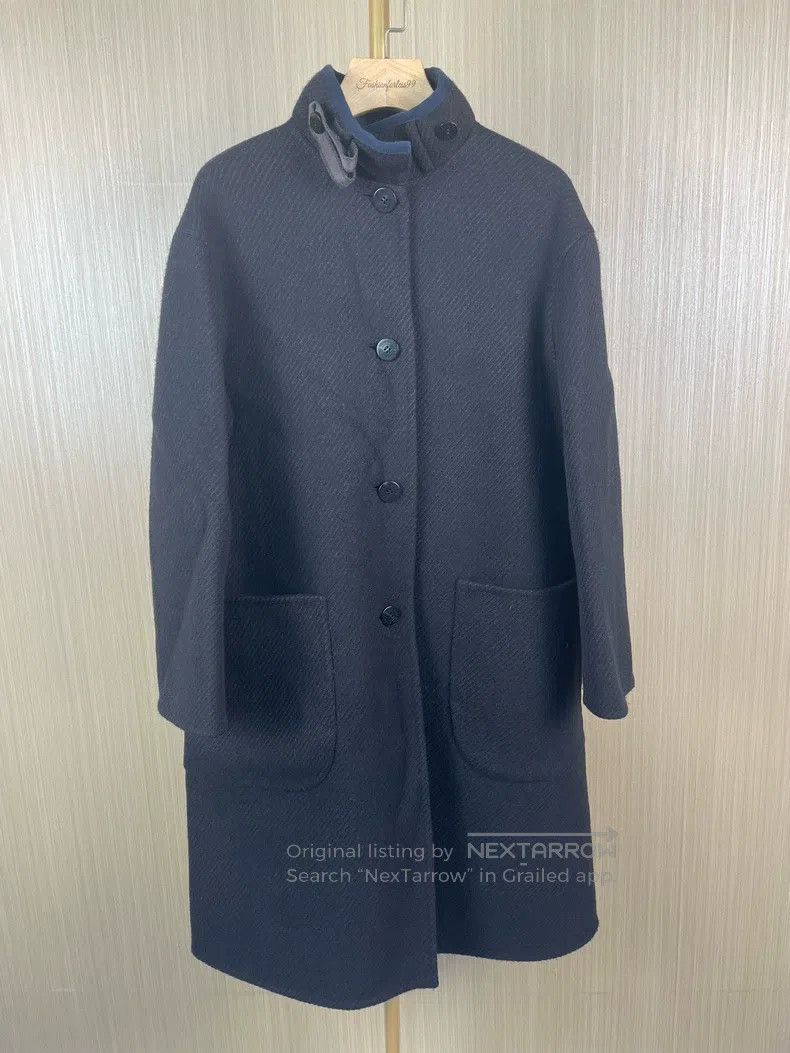Hermes Hermes Black Lapel Wool Coat Size XS / US 0-2 / IT 36-38 - 1 Thumbnail