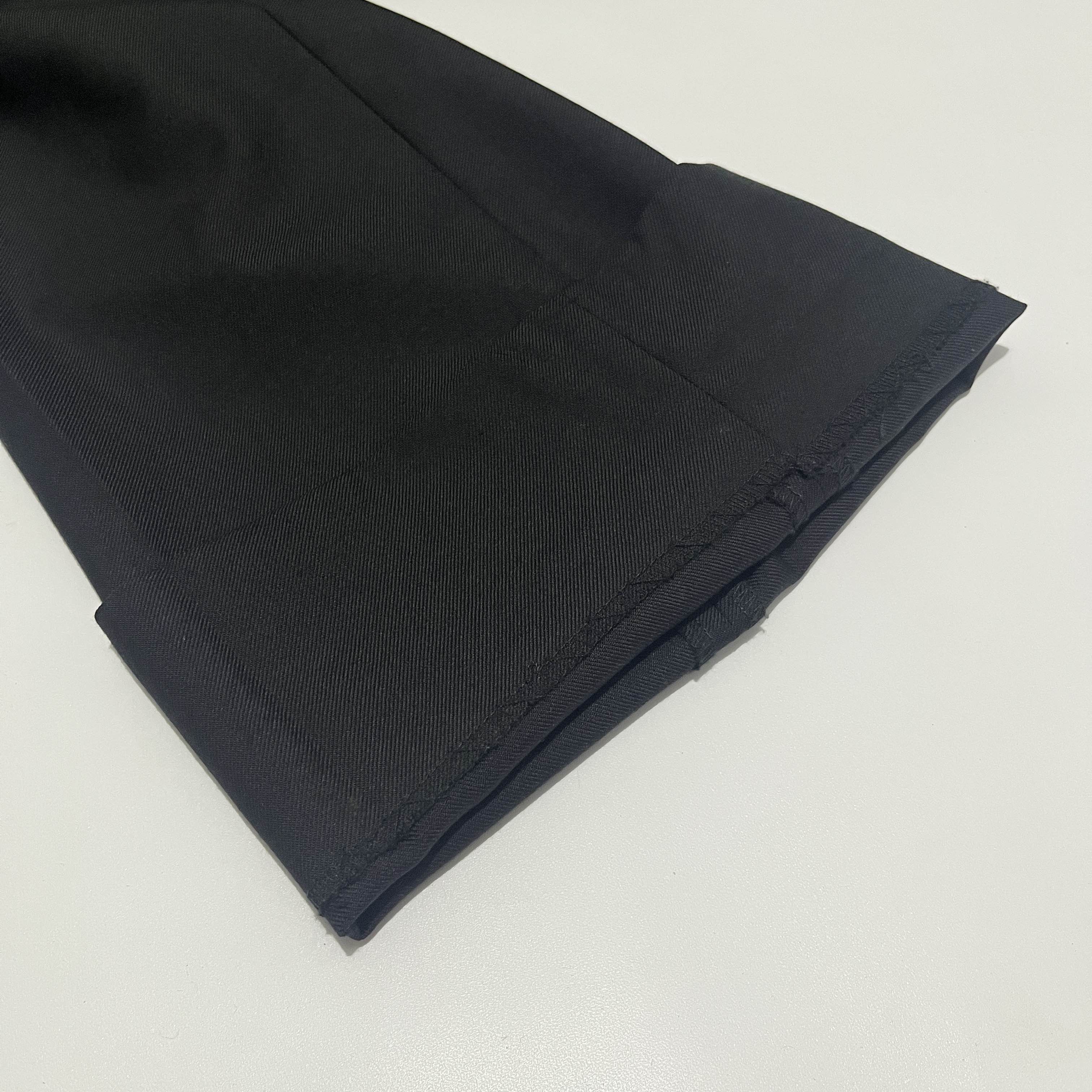 Balenciaga Black Wide Wool Trousers Size US 34 / EU 50 - 11 Thumbnail