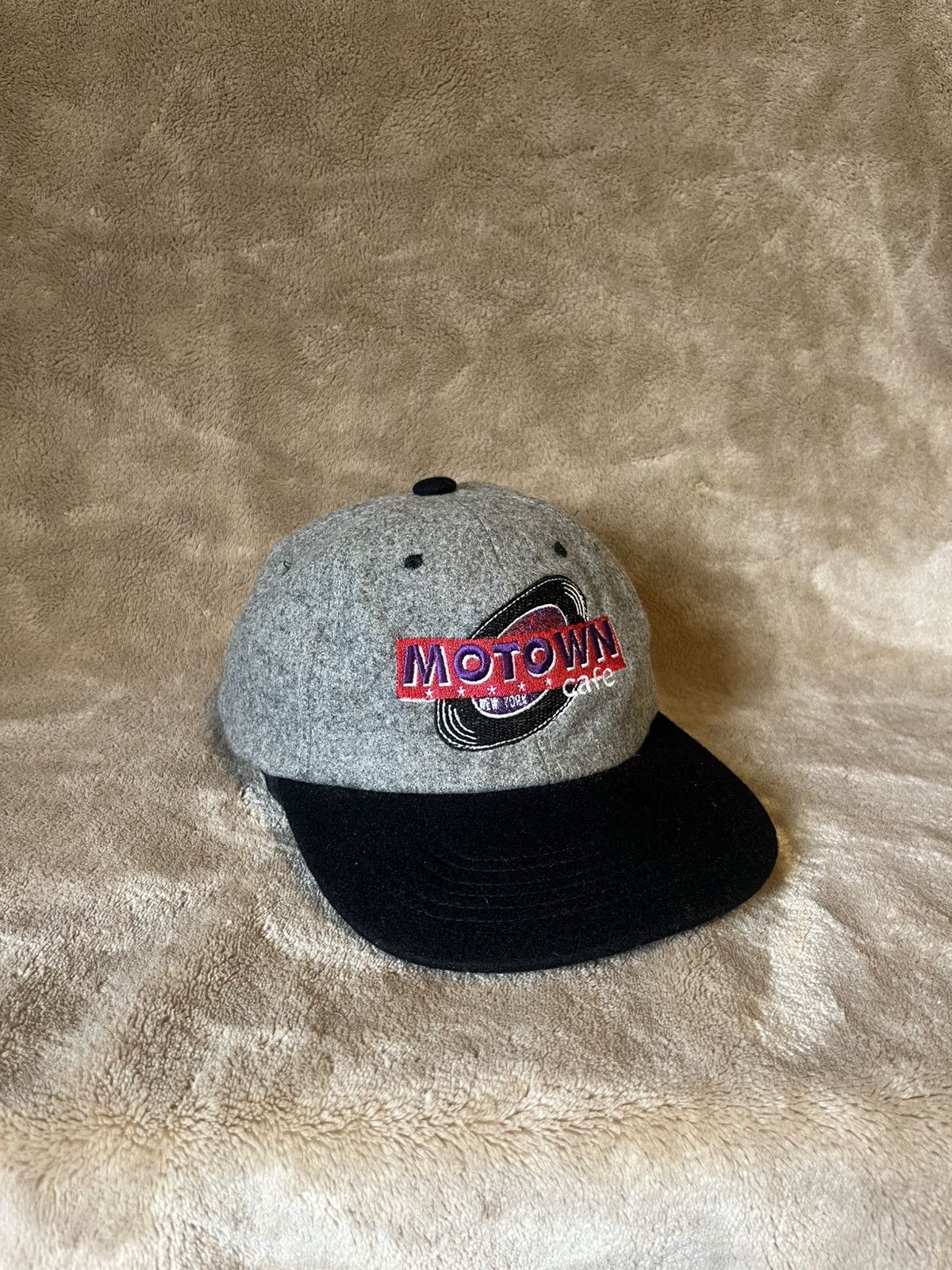 Other Vintage Rare Motown Cafe New York Sample Wool SnapBack Hat Size ONE SIZE - 1 Thumbnail