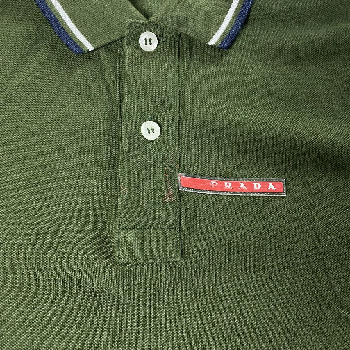 Prada T-shirt green polo red tab Size M