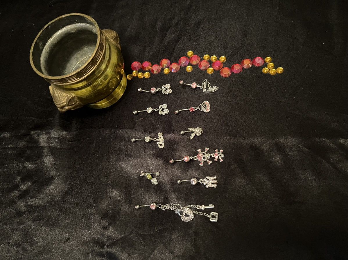 Other 10 Piece Belly Button Rings Size ONE SIZE - 6 Thumbnail