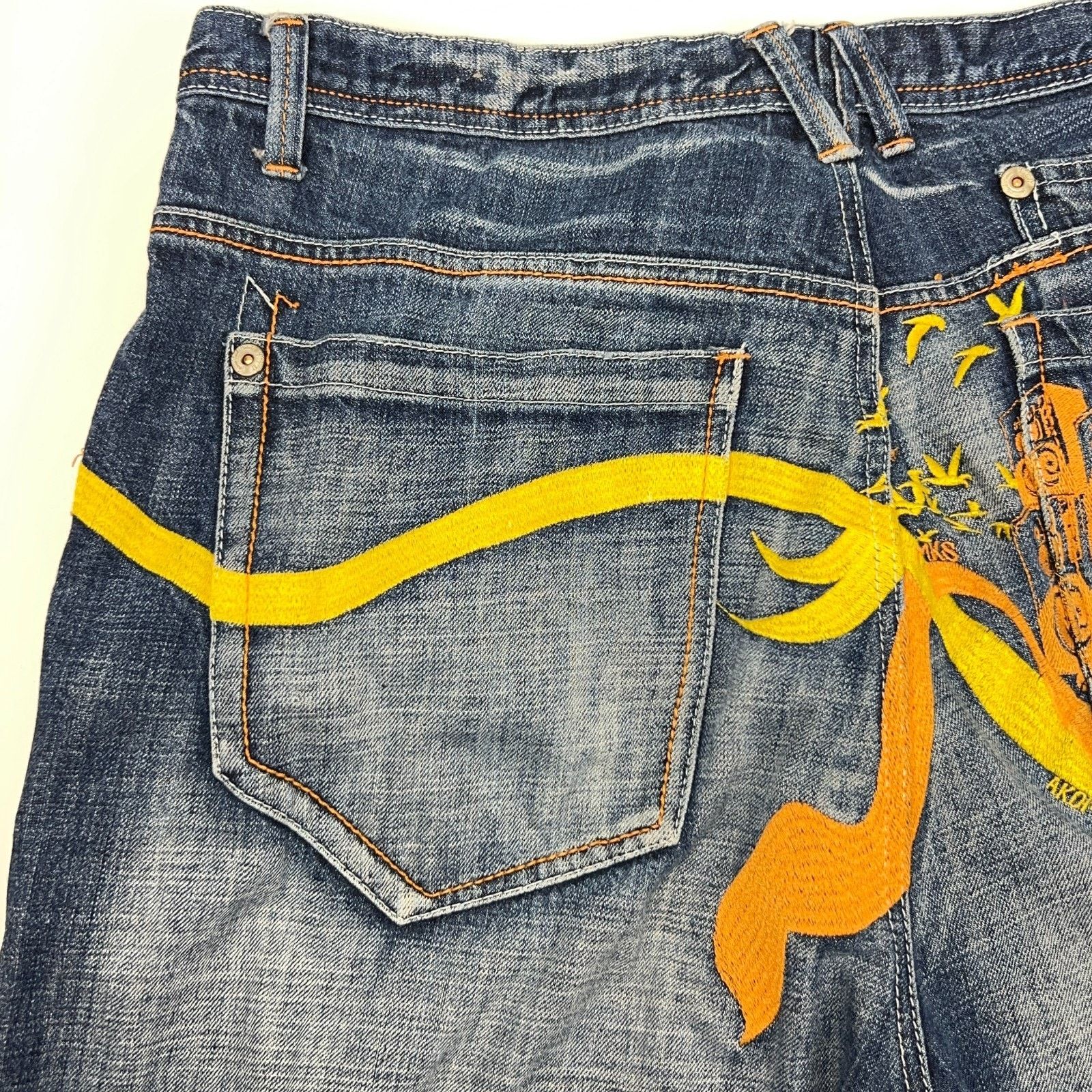 Akademiks Vintage Y2Ks Akademiks Jeans Blue Denim Hip Hop Rap 40 Size US 40 / EU 56 - 9 Thumbnail