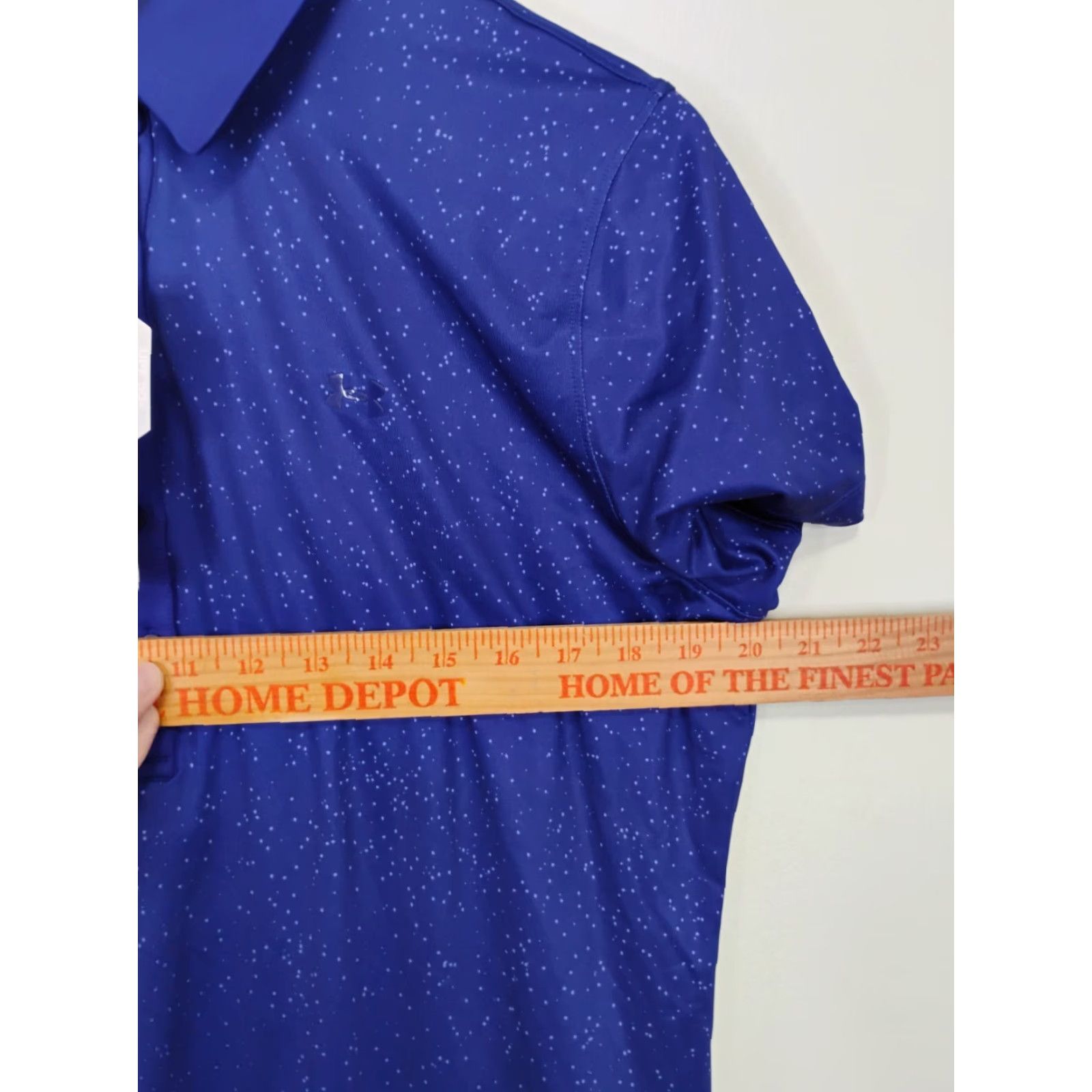 Under Armour Under Armour Polo Shirt Womens Short Sleeve Collared Button Front Fit Purple Small Sports Golf HeatGear Shirt Size S / US 4 / IT 40 - 4 Thumbnail