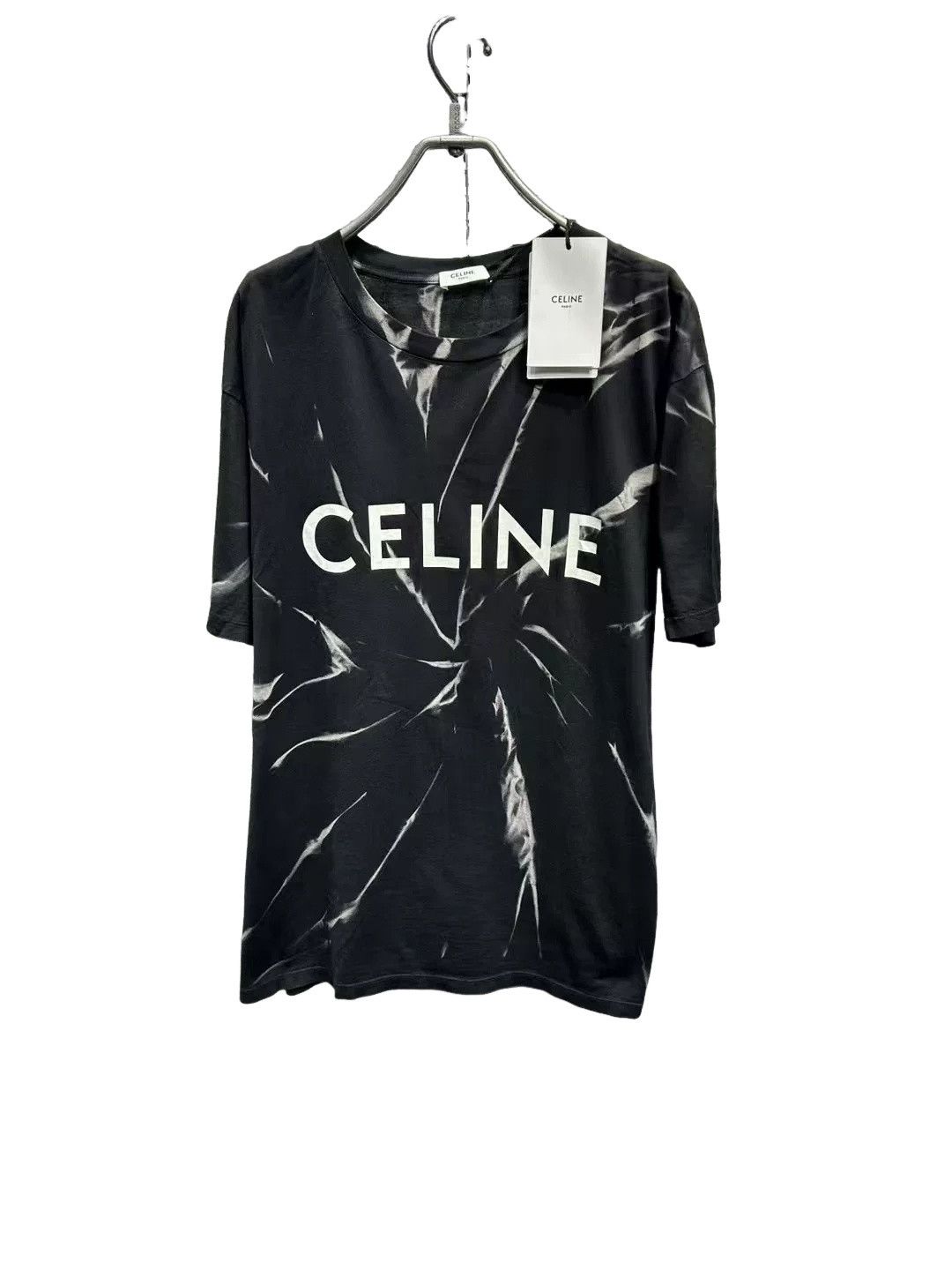 Celine Celine Tie-Dye Logo T-Shirt M Size US M / EU 48-50 / 2 - 1 Thumbnail
