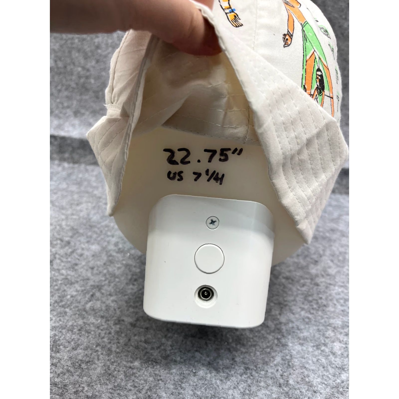 Vintage VINTAGE Egyptian Art Bucket Hat Adult One Size White Cotton Casual Sun Protection Summer Outdoor Mens Size ONE SIZE - 7 Thumbnail