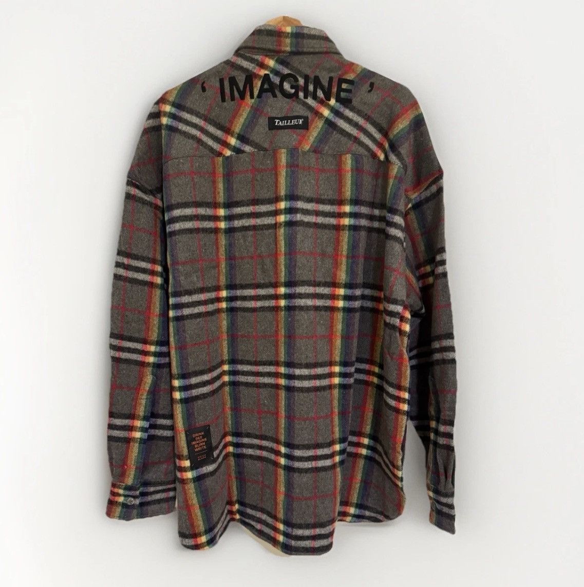 Other NWT HEICH BLADE Shirt "IMAGINE" Tailleur Flannel Size US L / EU 52-54 / 3 - 2 Thumbnail