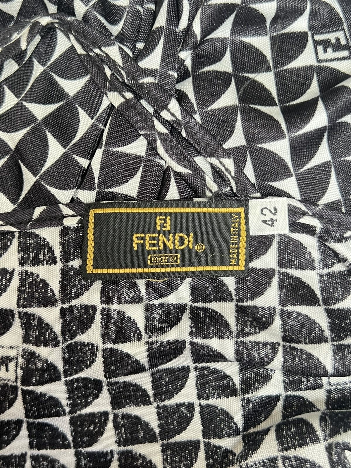 Fendi Fendi Motive Midi Dress Size XS / US 0-2 / IT 36-38 - 13 Thumbnail