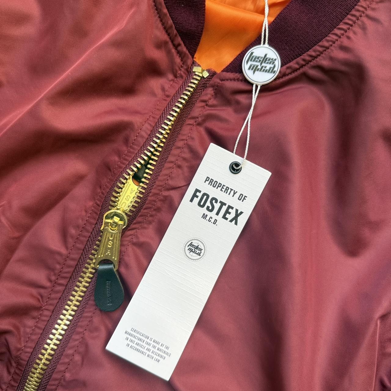 Fostex Garments bomber jacket MA-1 Raf Simons flight