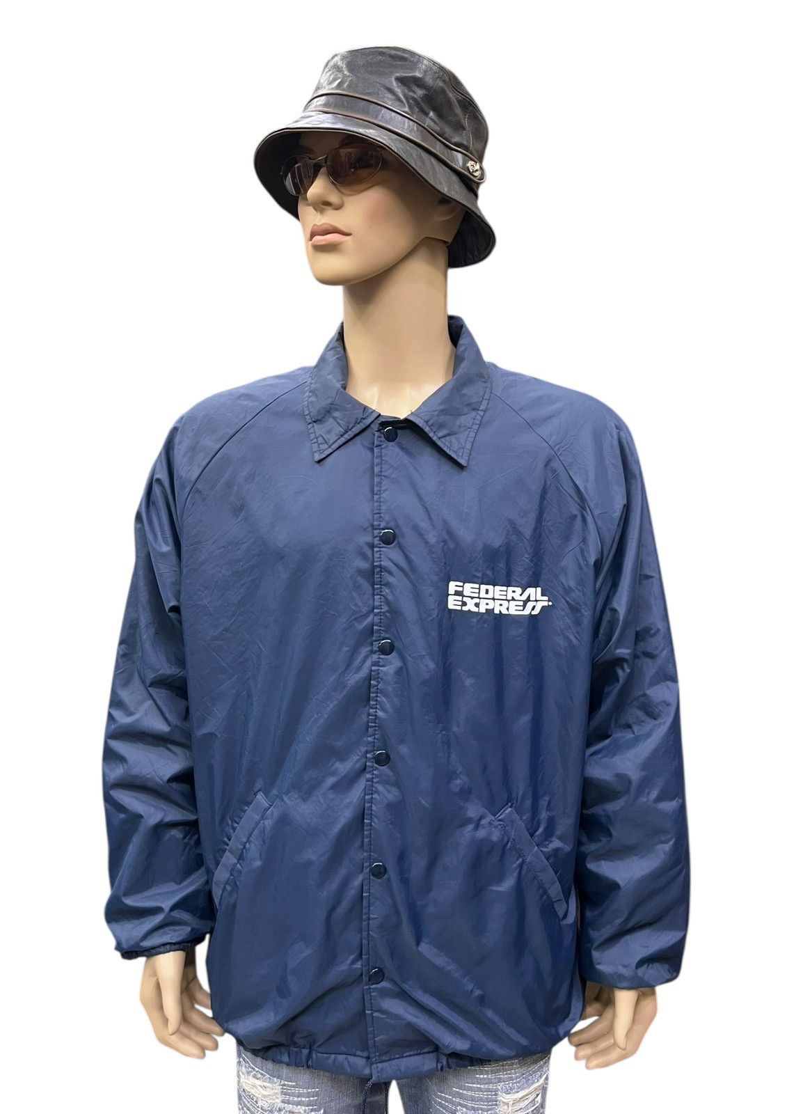 Vintage Vintage FedEx Coach Jacket - Made in USA Workwear Grail Size US L / EU 52-54 / 3 - 1 Thumbnail