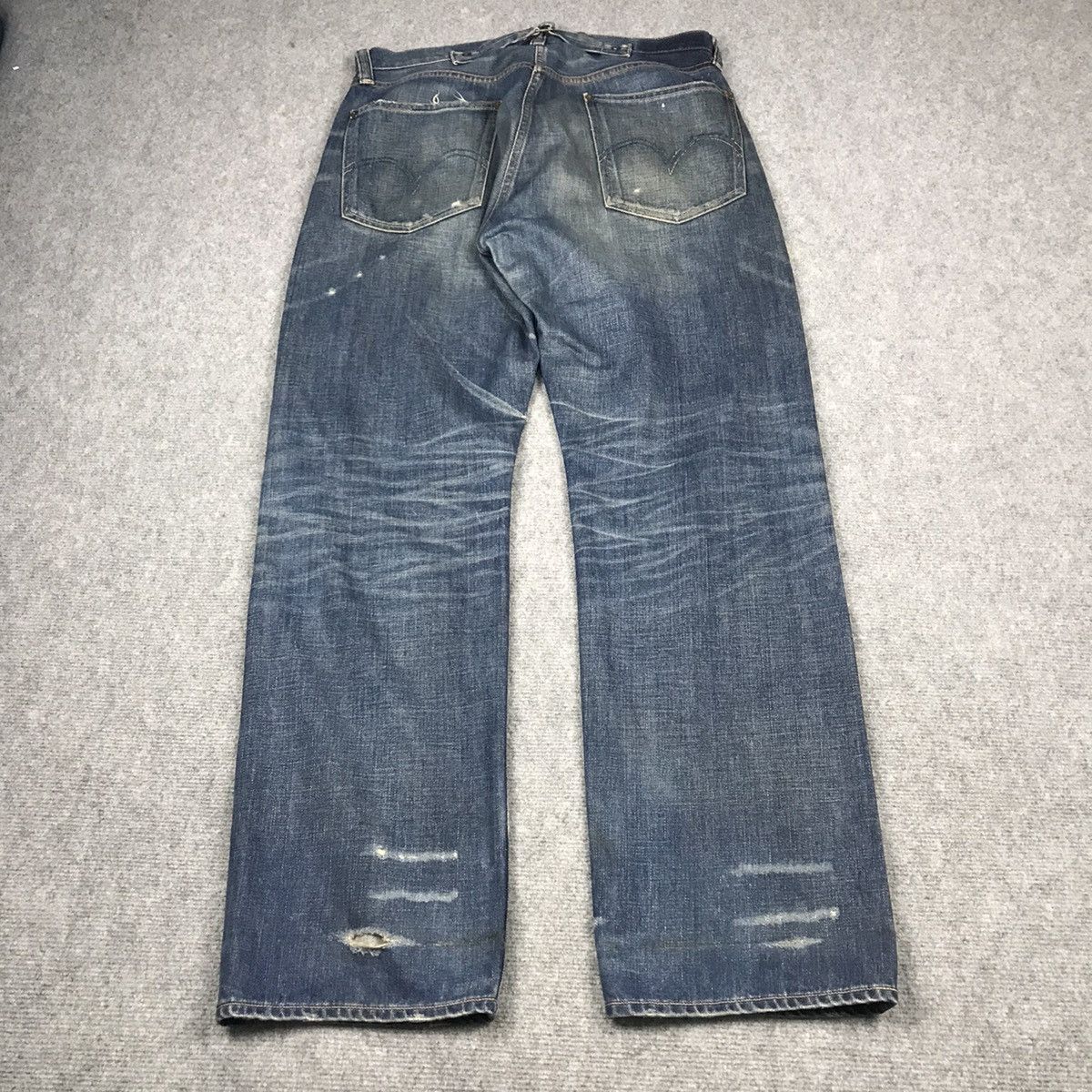 Japanese Brand × Levi's Vintage Clothing VINTAGE LEVIS 33501 DISTRESSED SELVADGE DENIM PANTS 144 Size US 32 / EU 48 - 8 Thumbnail