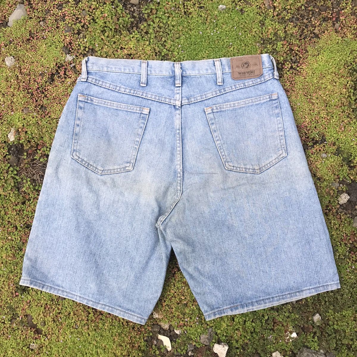 Hysteric Glamour × Vintage × Wrangler Vintage Wrangler Jeans Short Pants Jeans Baggy And loose fit Size US 36 / EU 52 - 14 Thumbnail