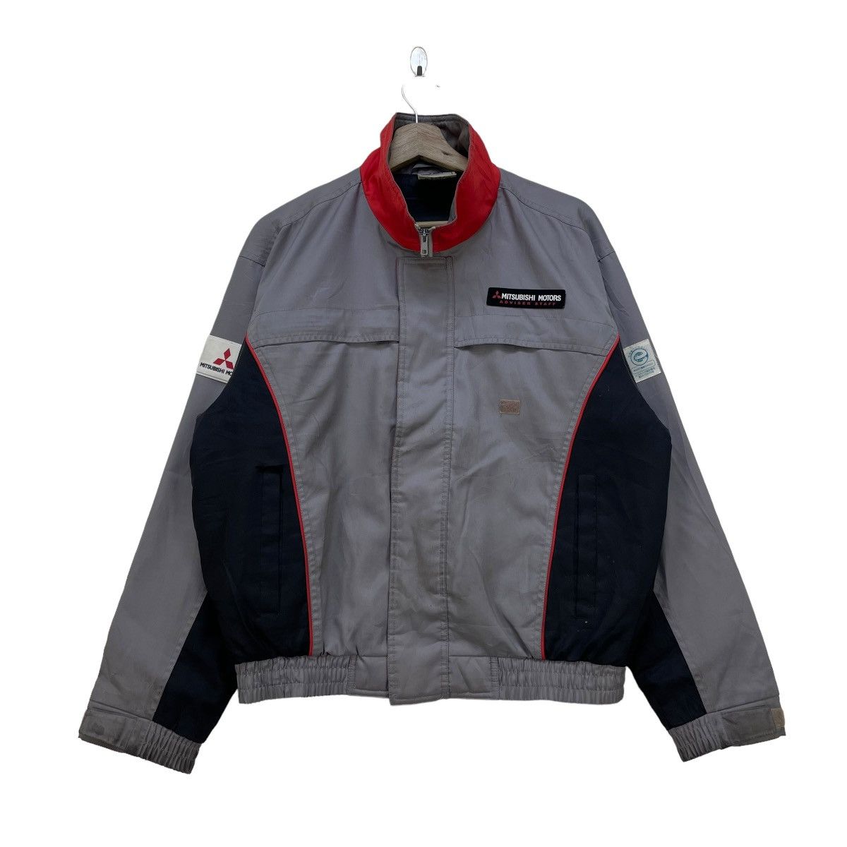 Vintage Japanese Brand Mitsubishi Motors Worker Jacket Size US M / EU 48-50 / 2 - 1 Thumbnail
