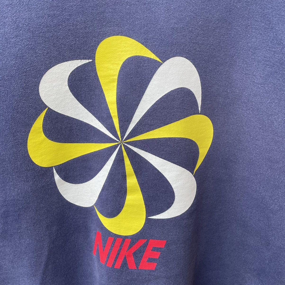 Nike 🔥Vintage 90s Nike Pinwheel Big Logo Crewneck Sweatshirts Size US M / EU 48-50 / 2 - 6 Thumbnail
