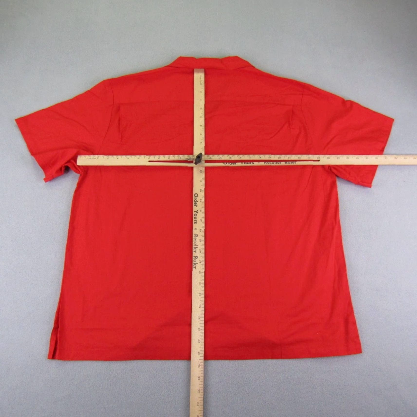 Vintage Cruisin USA Shirt Mens XL Red Button-Up Short Sleeve Collared Casual Rockabilly Bowling Camp Size US XL / EU 56 / 4 - 4 Thumbnail