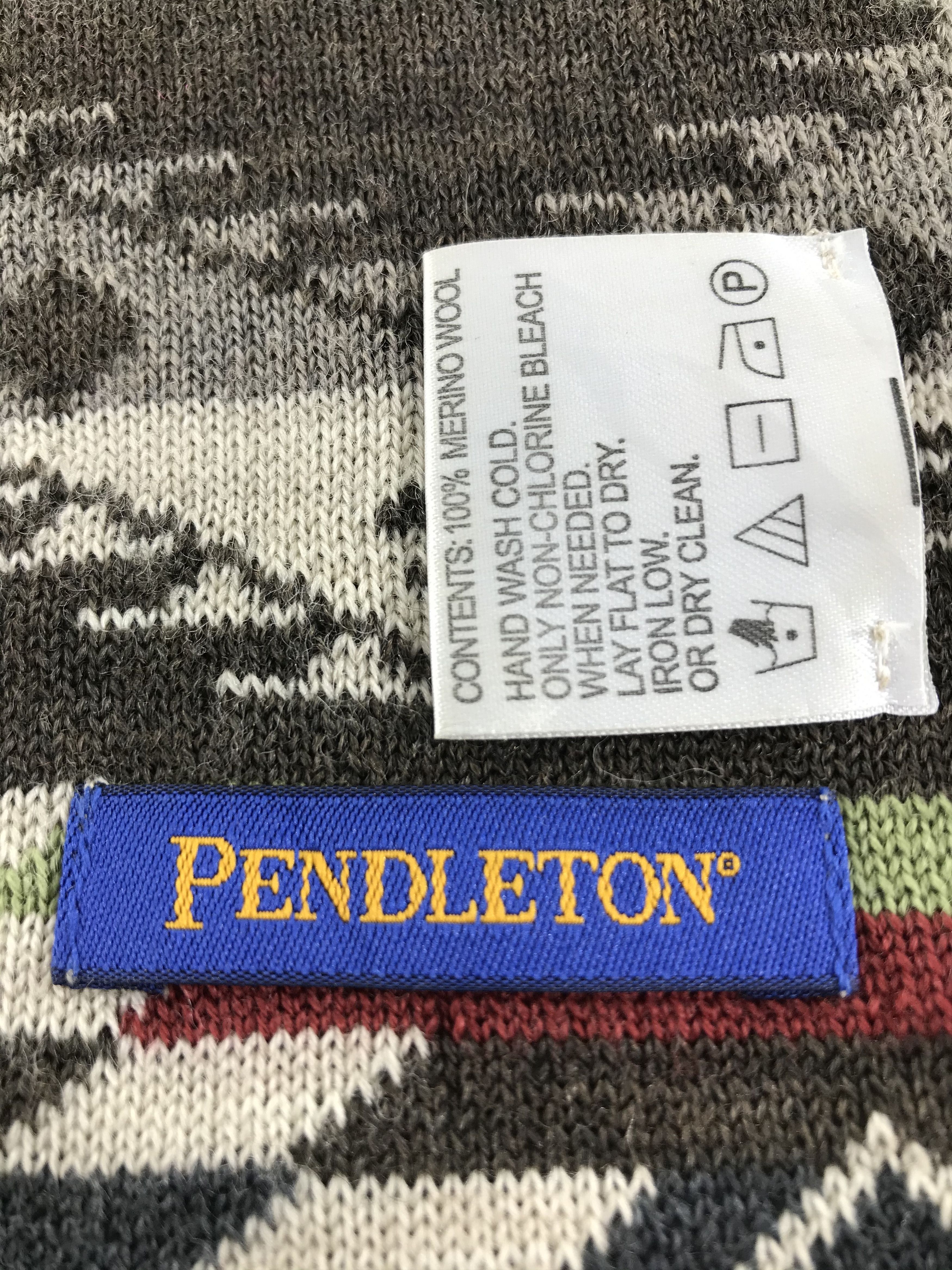 Pendleton Pendleton Navajo Wool Scarf Muffler Neck Warmer V460 Size ONE SIZE - 4 Thumbnail
