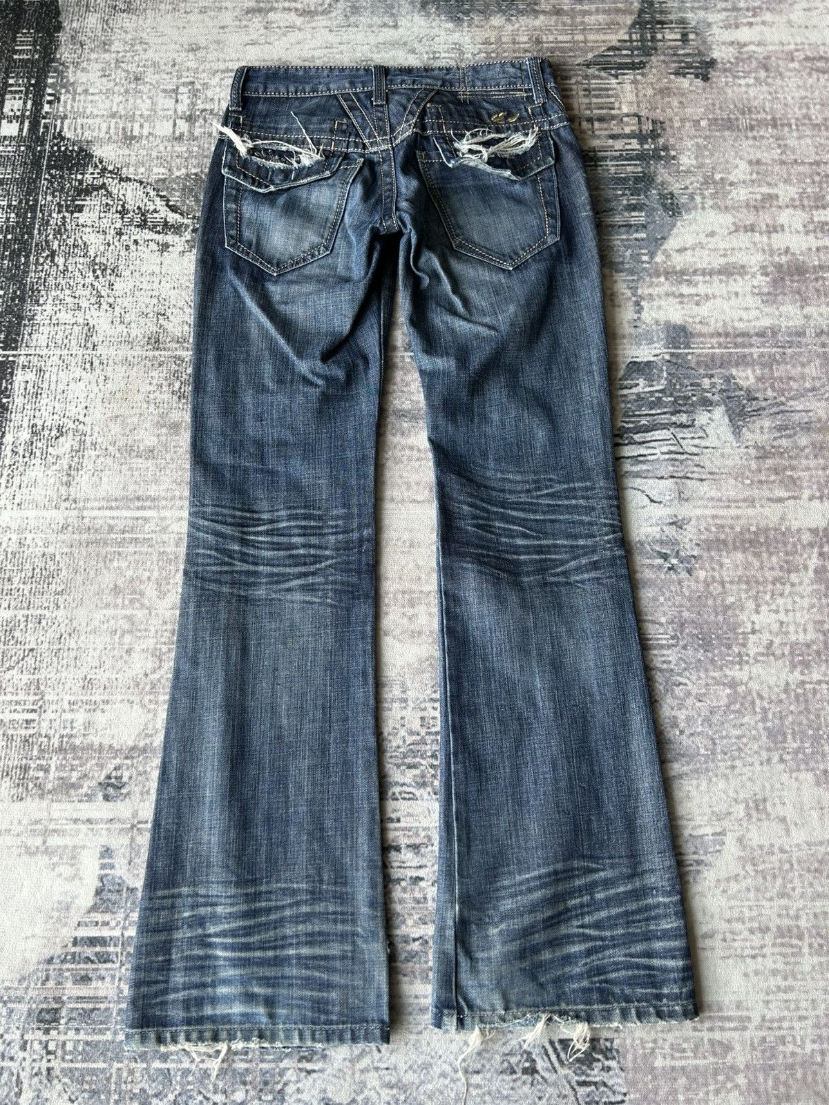 Marithe + Francois Girbaud Marithe Francois Girbaud Flared Jeans Size US 29 - 8 Thumbnail