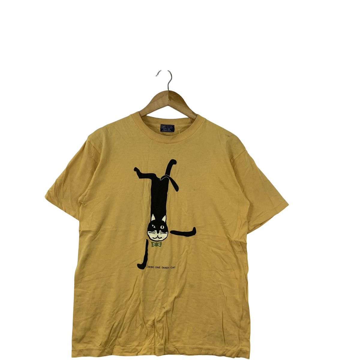 Vintage Vintage ZERO ONE DANDY CAT Cartoon Anime Tee Shirt Top Size M / US 6-8 / IT 42-44 - 4 Thumbnail