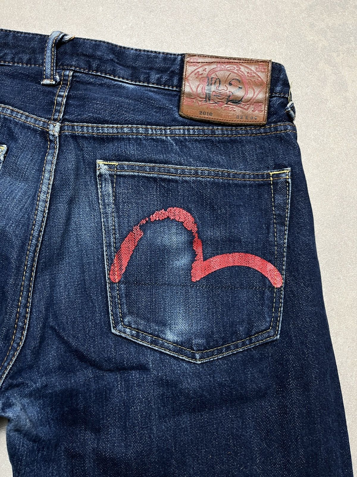 Evisu Evisu Red Seagull Selvedge Denim JapanJeans Size US 32 / EU 48 - 4 Thumbnail