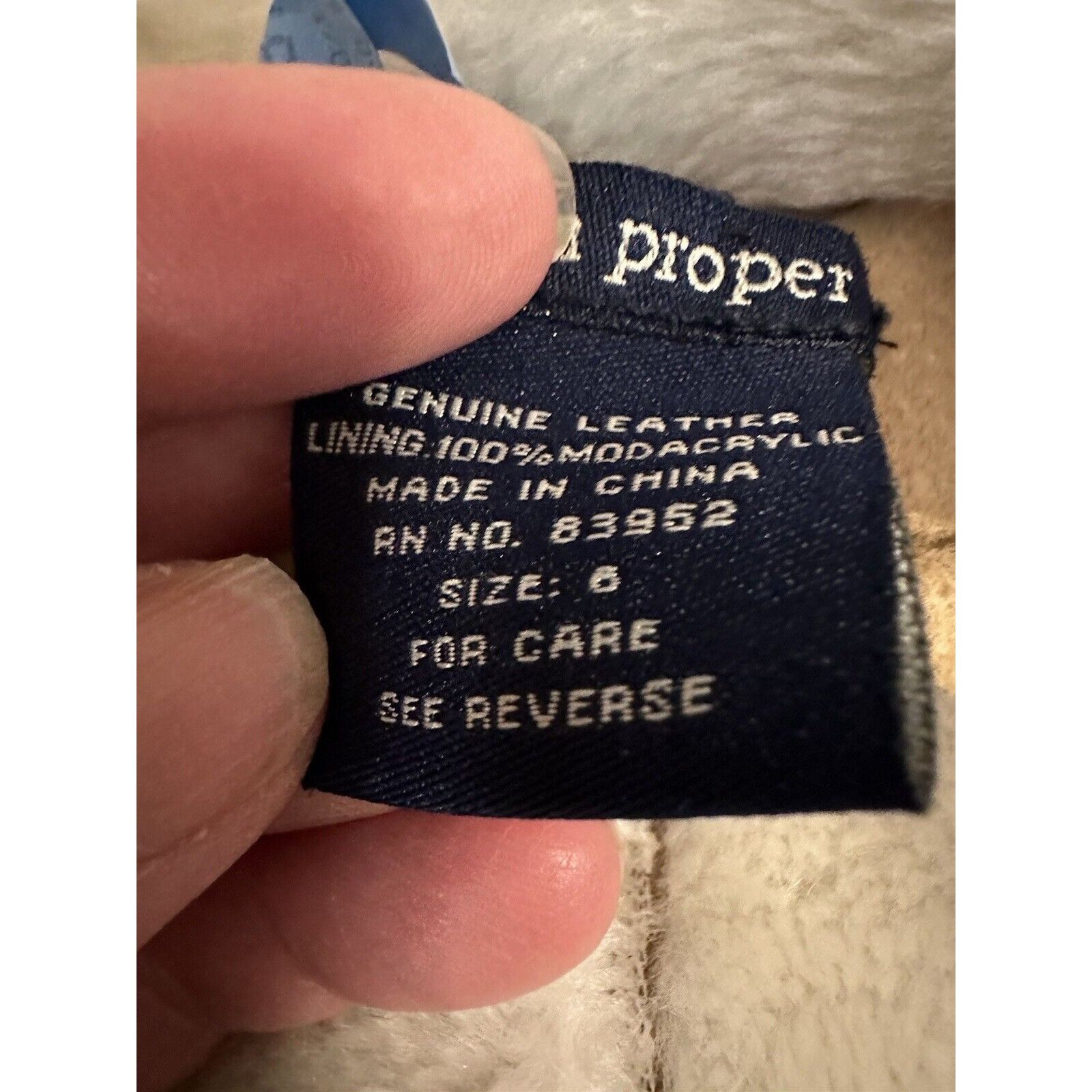 Boston Proper Vtg Penny Lane Y2K Leather Boston Proper Faux Sherpa Womans Size M / US 6-8 / IT 42-44 - 17 Thumbnail