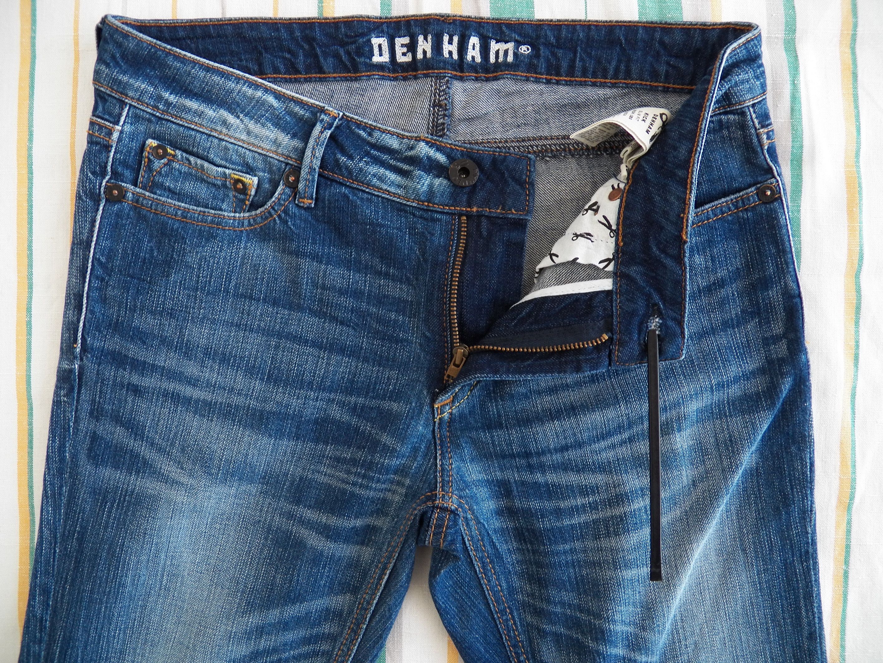 DENHAM Denham Kick Slim Fit Bootcut Jeans W28 L32 Twill Denim SBS Size 28" / US 6 / IT 42 - 10 Thumbnail