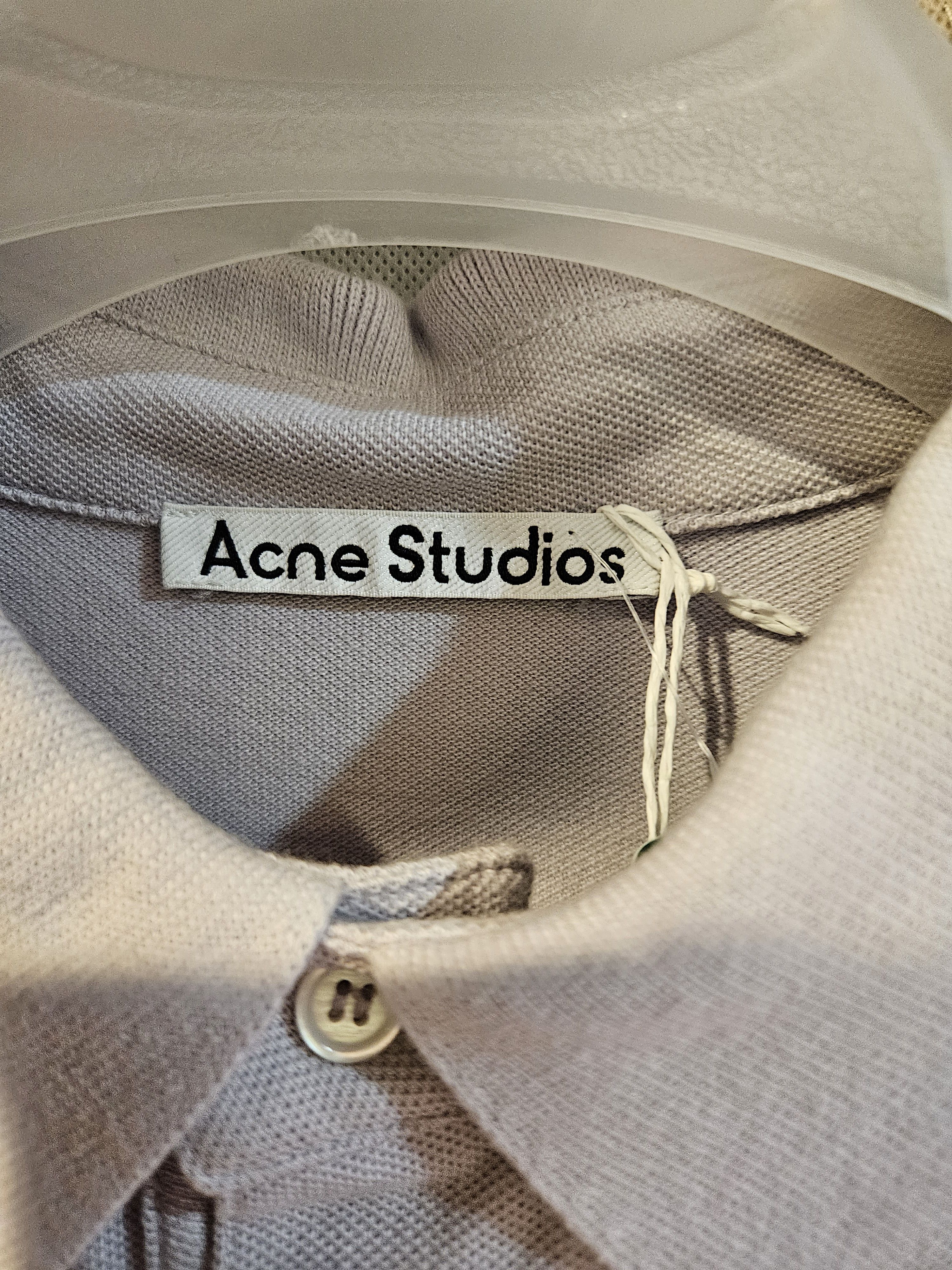 Acne Studios Oversized Bubble Logo Polo Size US S / EU 44-46 / 1 - 5 Thumbnail