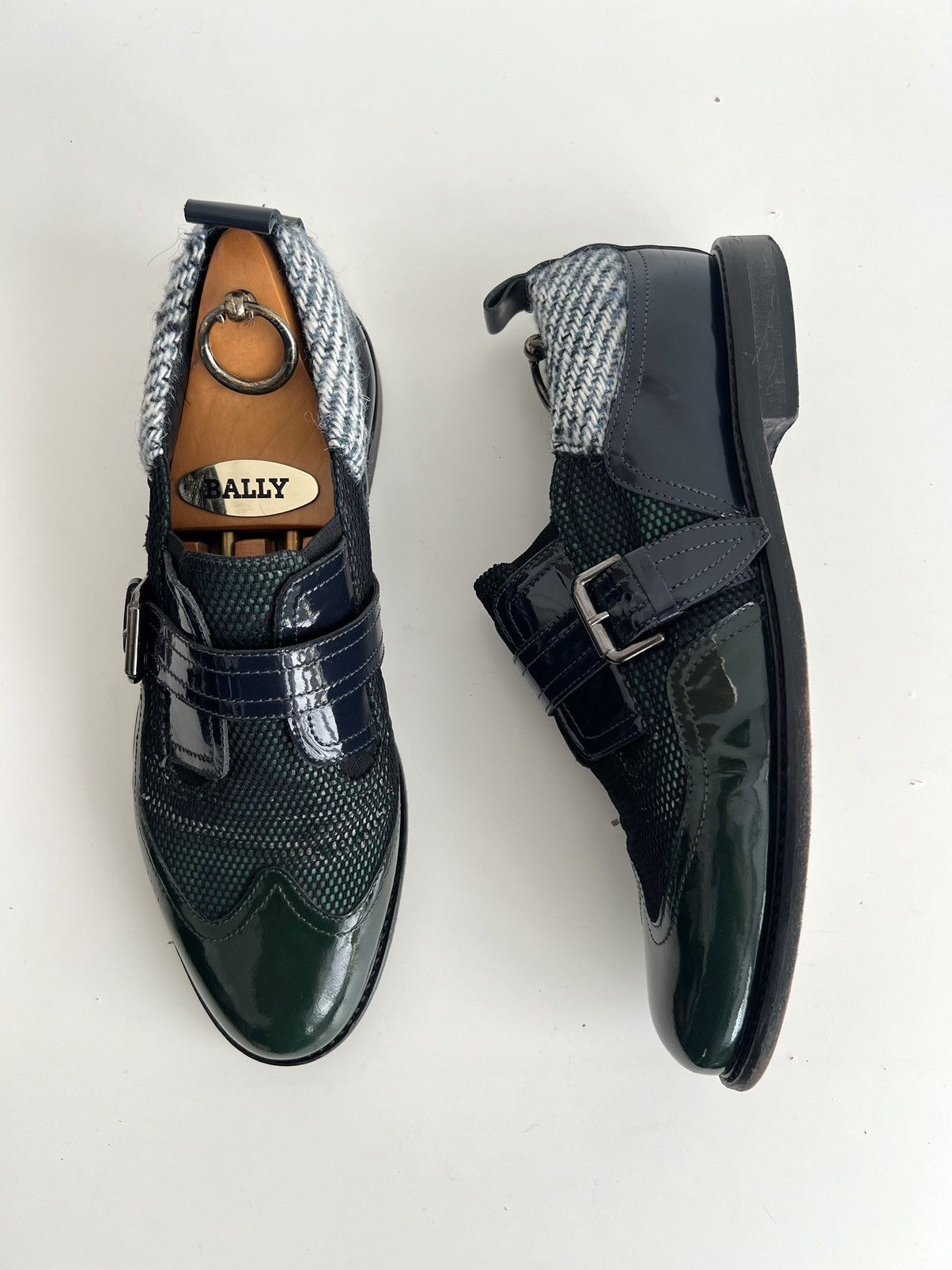 John Galliano 00s John Galliano Patent Leather Strap Hybrid “Joker” Shoes Size US 9 / EU 42 - 10 Thumbnail