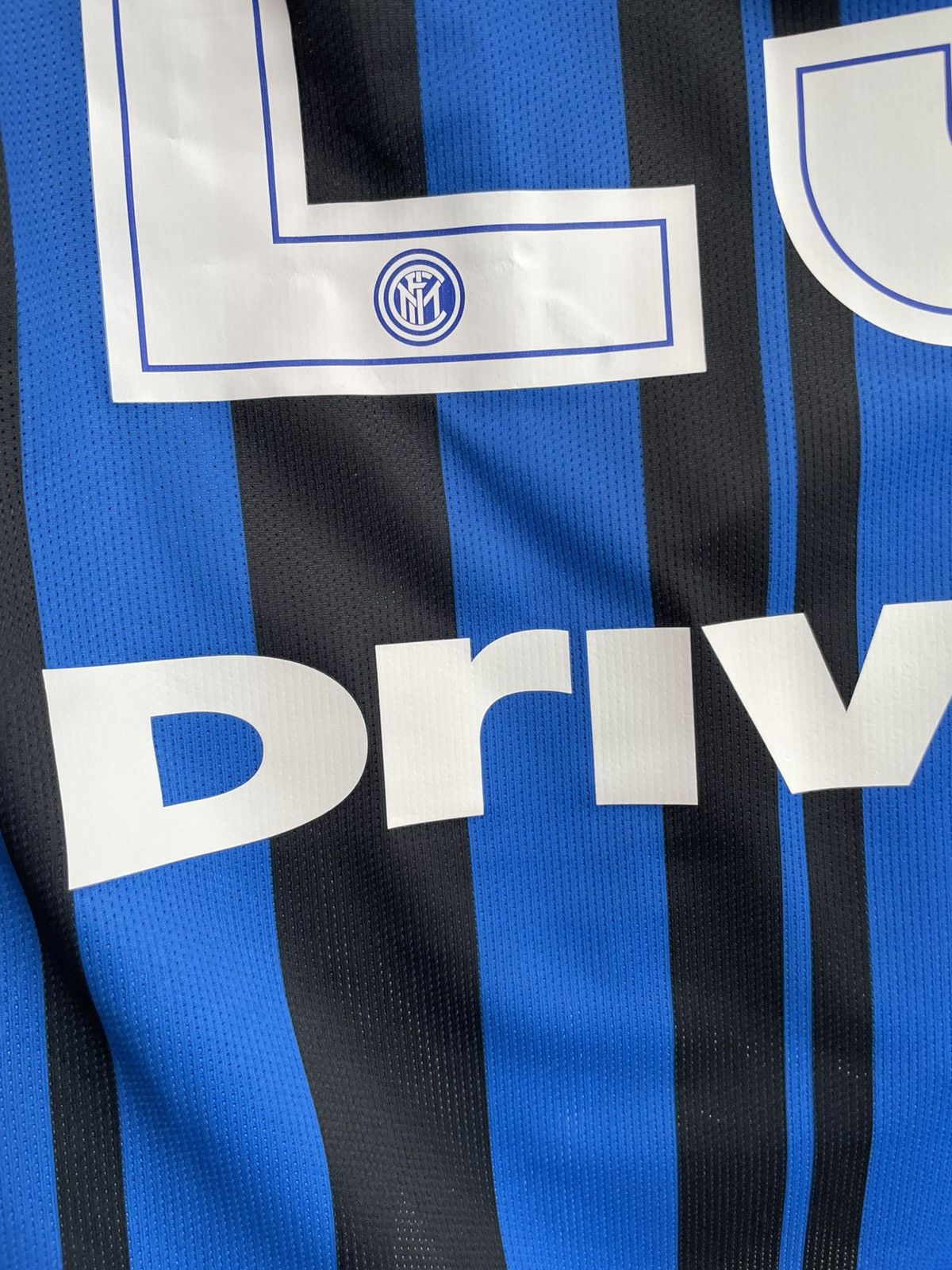 Nike Inter Milan 2017 2018 Player Issue Match Worn? Shirt Jersey Size US L / EU 52-54 / 3 - 23 Thumbnail