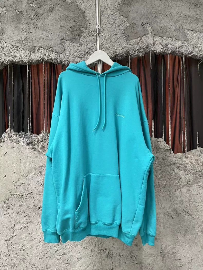 Balenciaga Balenciaga Embroidered small logo sweater hoodie Size US M / EU 48-50 / 2 - 1 Thumbnail