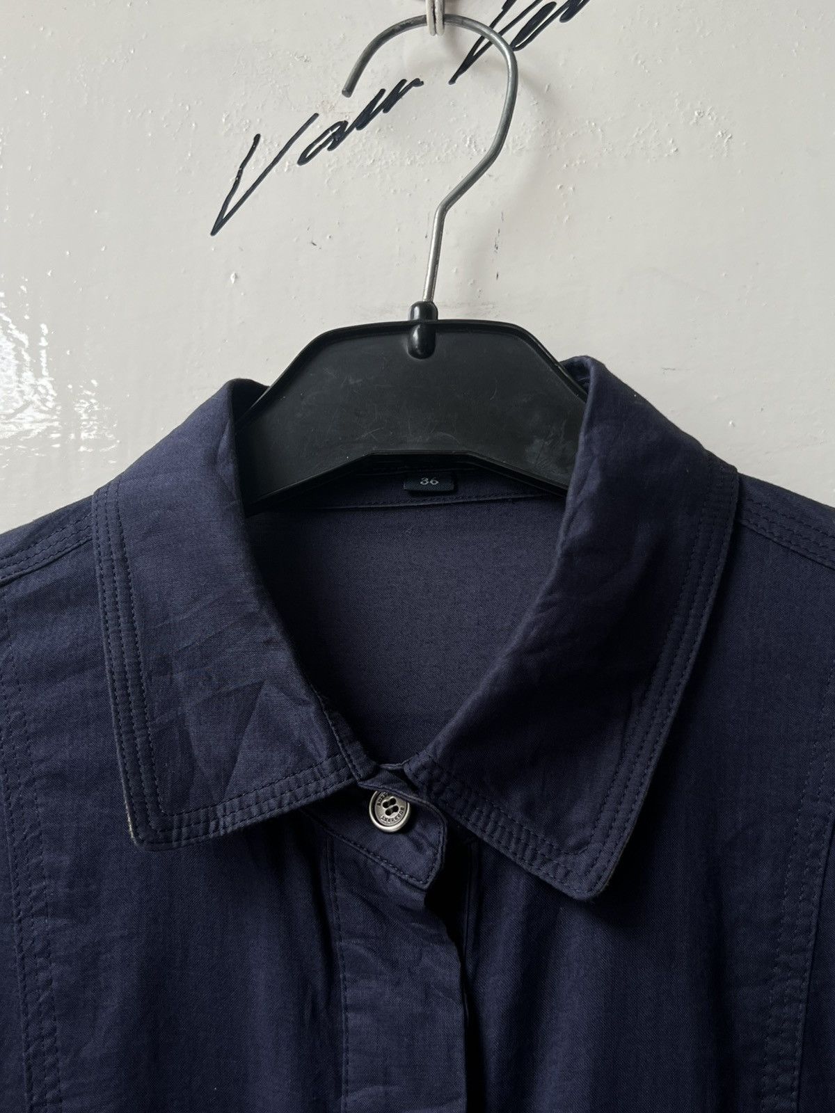 Burberry Burberry London Navy Shirt Dress Size XS / US 0-2 / IT 36-38 - 5 Thumbnail