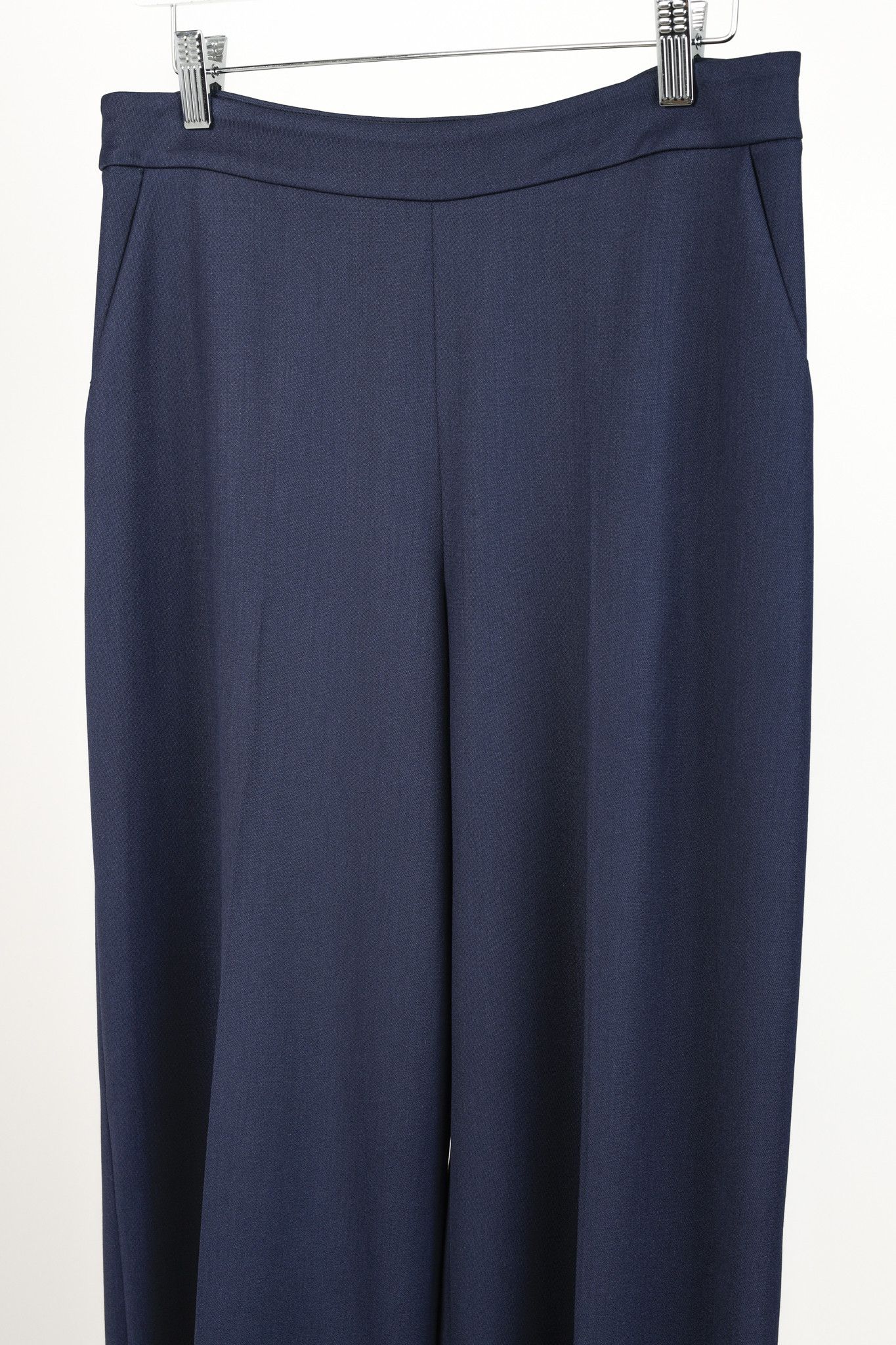 Oscar De La Renta Oscar de la Renta Blue Wide Pant Size 30" / US 8 / IT 44 - 3 Thumbnail