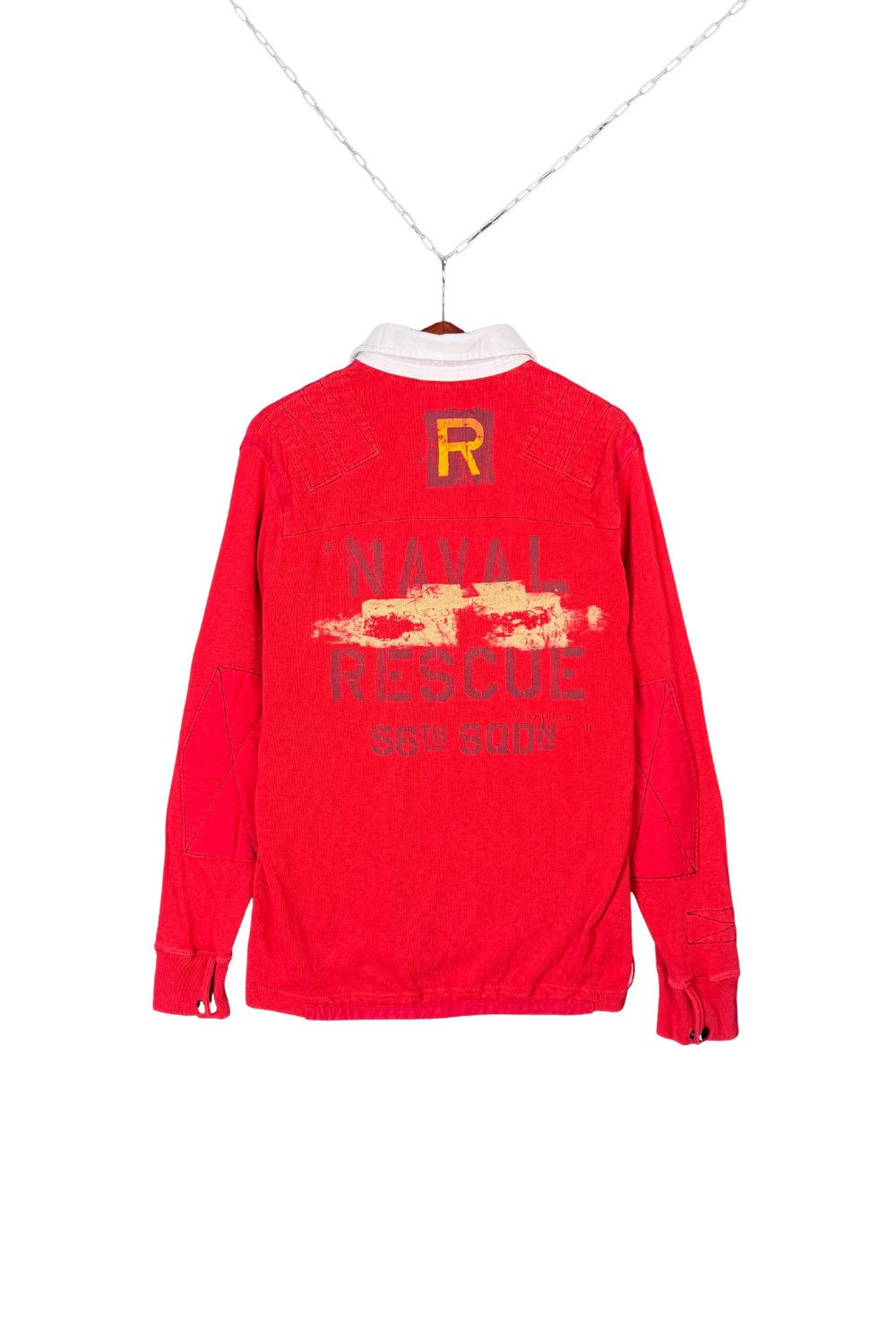 Polo Ralph Lauren ss07 PRL Naval Rescue Flight Deck Commander Rugby shirt Size US M / EU 48-50 / 2 - 1 Thumbnail